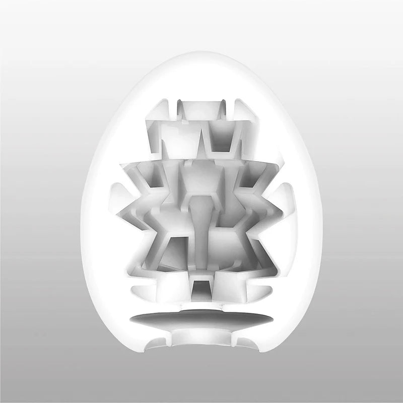 Tenga Egg Boxy Male Masturbator - Discreet & Reusable Pleasure Egg for Men - Perfect for Travel & Solo Play