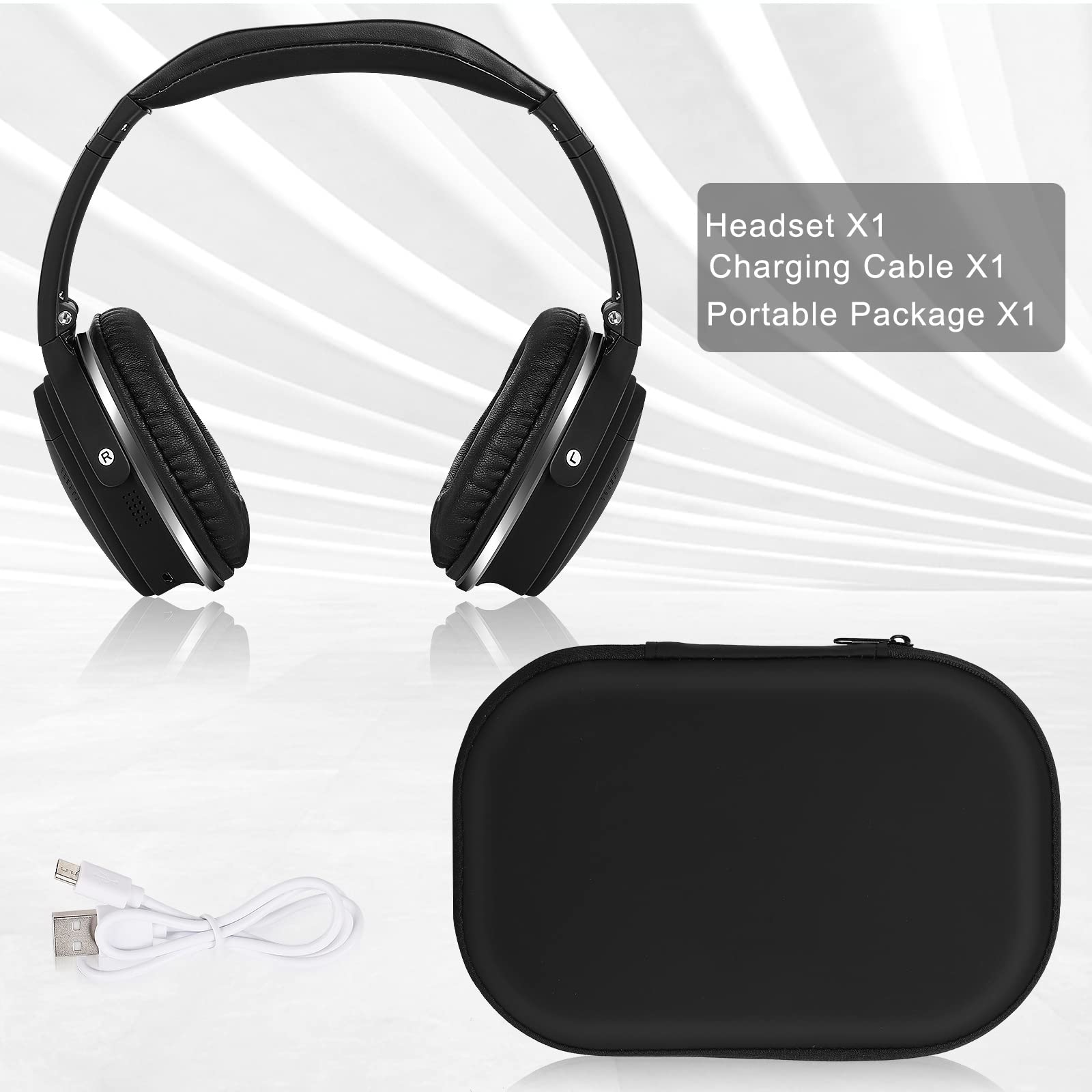 UrbanX UX35 Wireless Bluetooth Over-Ear Headphones with Hi-Res Audio, Deep Bass & Built-in Mic - Comfortable Stereo Earphones for Zenpad 3 8.0 Z581KL | Perfect for Workouts, Commuting & Phone Calls