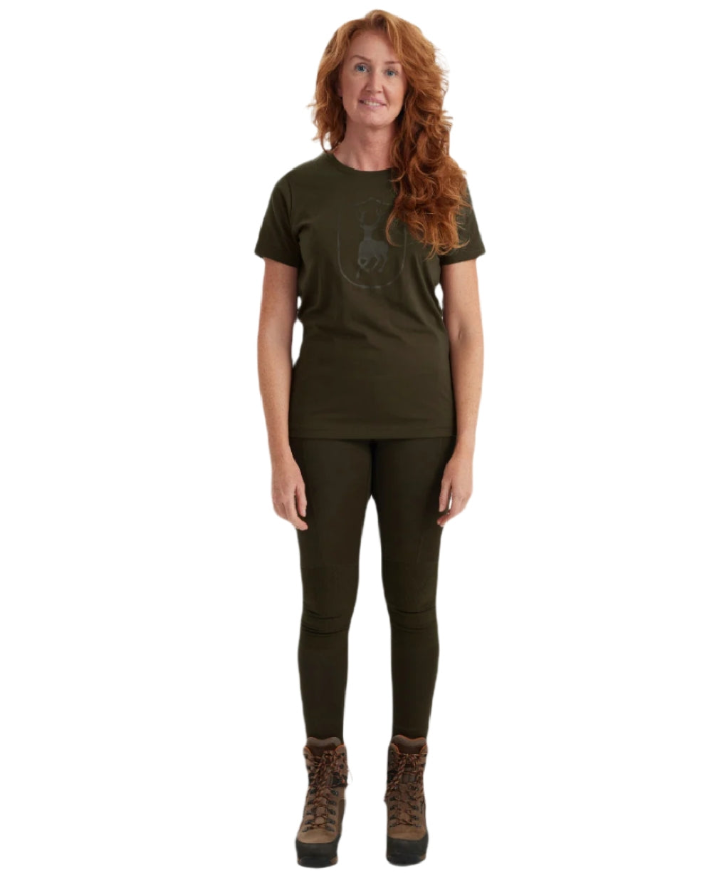 Deerhunter Women's Logo Graphic T-Shirt - Casual Streetwear Tee for Everyday Wear & Outdoor Activities