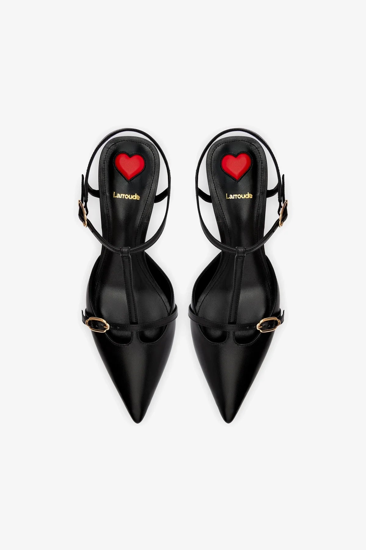 Grace Women's Black Leather Pump Shoes - Elegant & Comfortable Heels for Office, Party & Formal Events