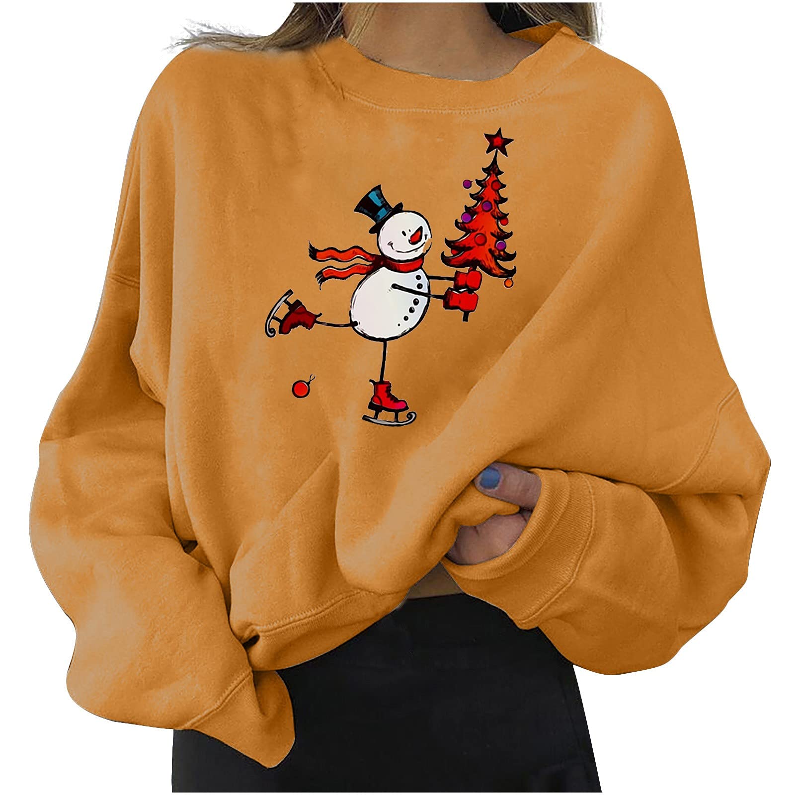Women's Funny Ugly Christmas Pullover - Cozy Long Sleeve Holiday Hoodie & Sweatshirt for Women | Perfect for Xmas Parties, Gift Exchange & Winter Outfits