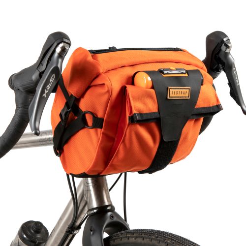 Restrap Bar Pack - Waterproof Bike Handlebar Bag for Cycling & Commuting - Durable Bicycle Storage for Road, Mountain & Urban Bikes - Perfect for Work, Travel & Outdoor Adventures