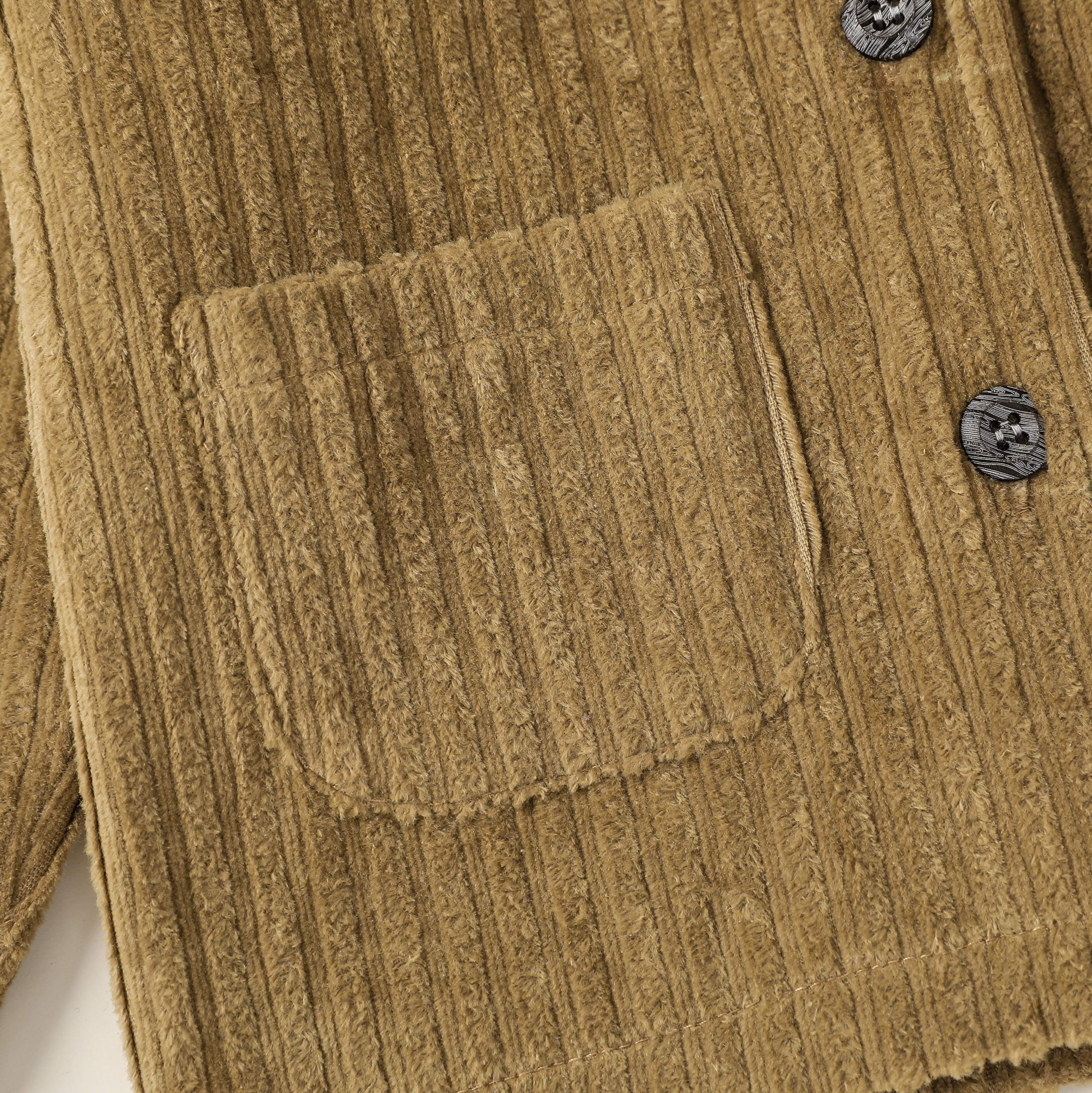 Toddler Corduroy Jacket for Baby Girls & Boys - Soft Cotton Lined Fall Coat for Kids | Perfect for Outdoor Play, School & Cool Weather