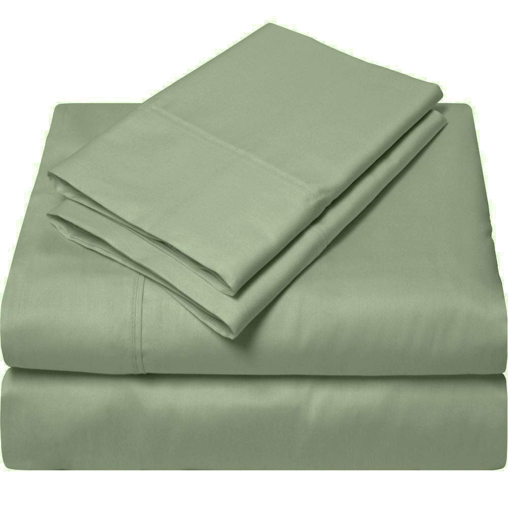 VASTRA 100% Organic Cotton Queen Size Bed Sheets - 700 Thread Count 4-Piece Sheet Set for 18
