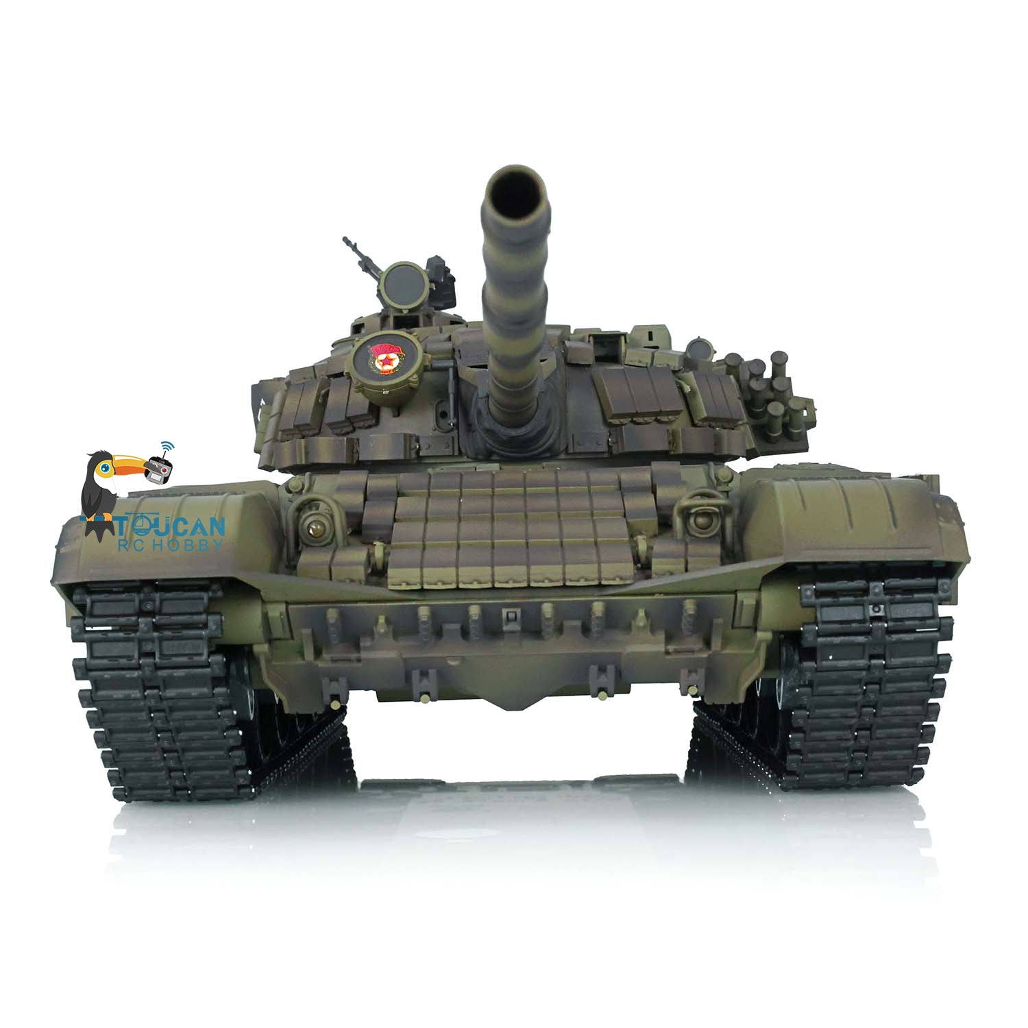 Heng Long T72 1/16 Scale RC Battle Tank - 7.0 Mainboard, Ready-to-Run BB IR Tank Model with Battery | US Stock | Perfect for Military Enthusiasts & RC Hobbyists | Outdoor Play & Collectible Display