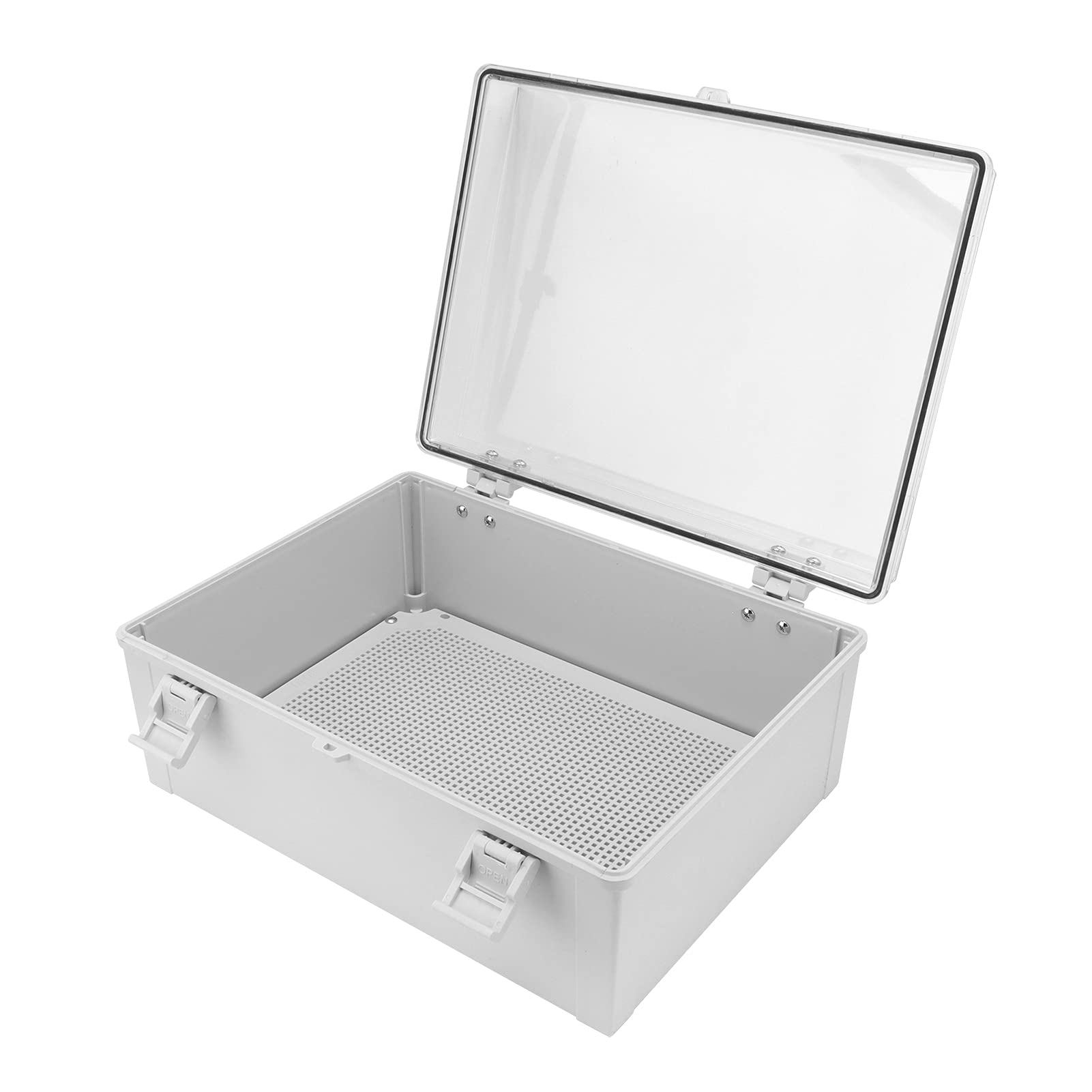 Plastic Electrical Junction Box - Wall Mount Enclosure for Electricians, Industrial Use, Distribution & Wiring Box - Ideal for Home, Office & Outdoor Electrical Installations