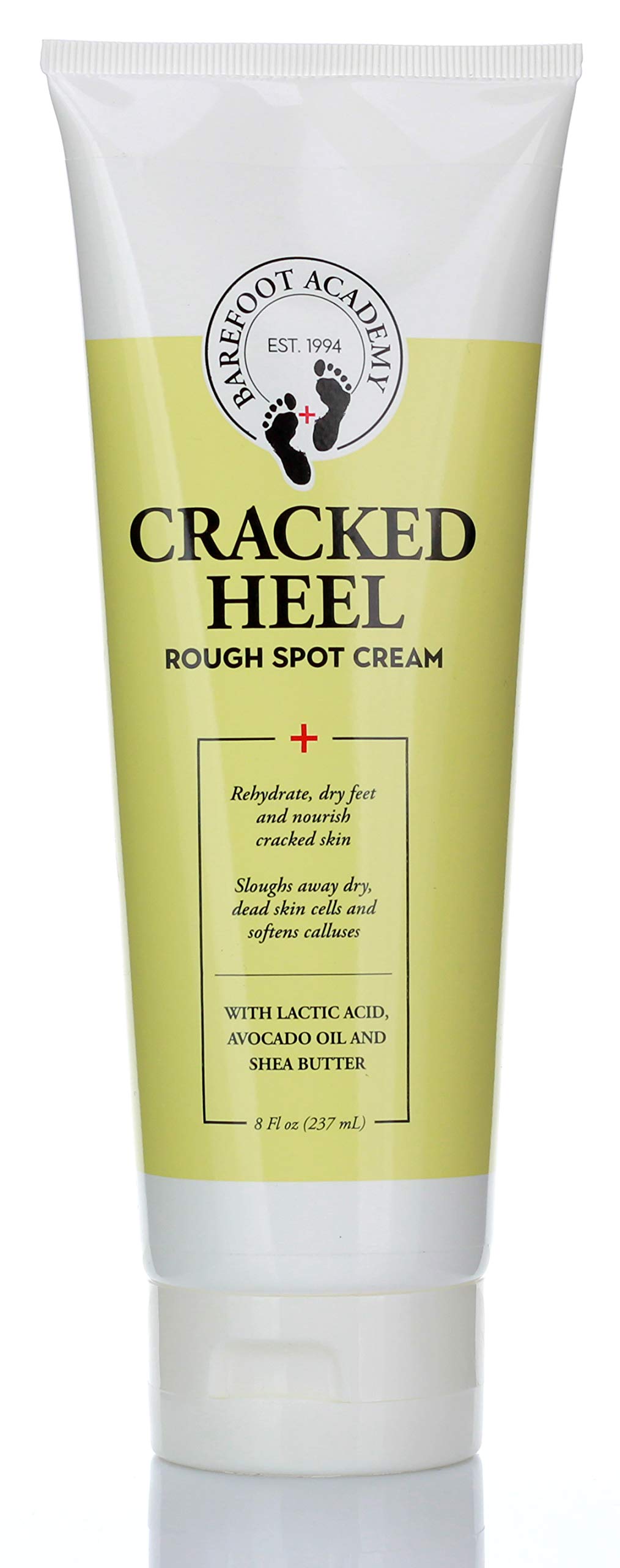 Premium Foot Care Cream for Calluses & Cracked Heels - Intense Moisturizing & Exfoliating Treatment for Dry, Rough Feet - 8 Fl Oz Heavy Duty Foot Repair Balm - Perfect for Pedicures, Diabetic Foot Care & Daily Foot Therapy