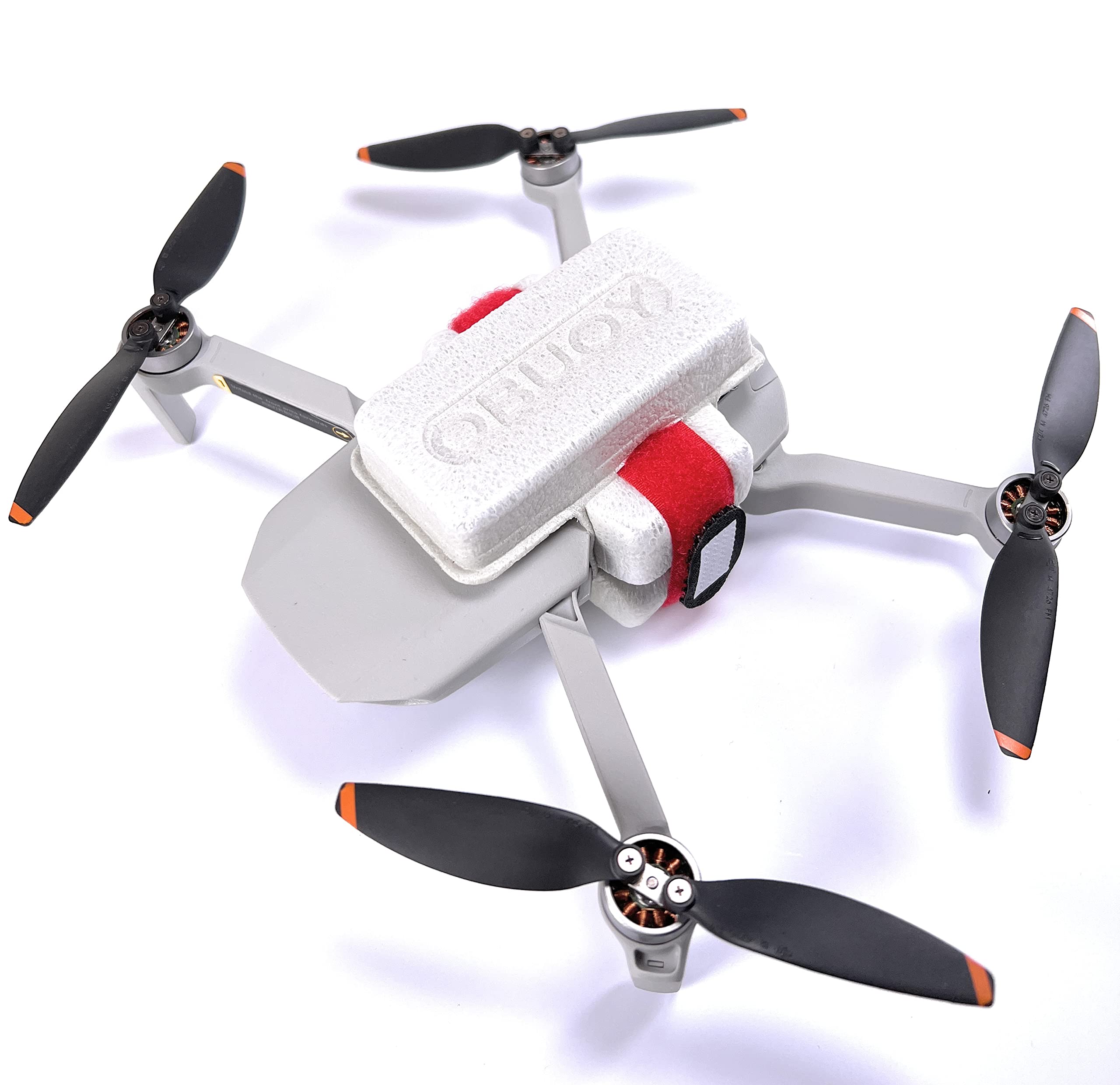 Obuoy Drone Life Jacket - Floating Safety & Recovery Device for DJI Mini SE/1/2/3 & FPV Drones (Under 249g) - Perfect for Water Landings, Aerial Photography & Marine Rescue Operations