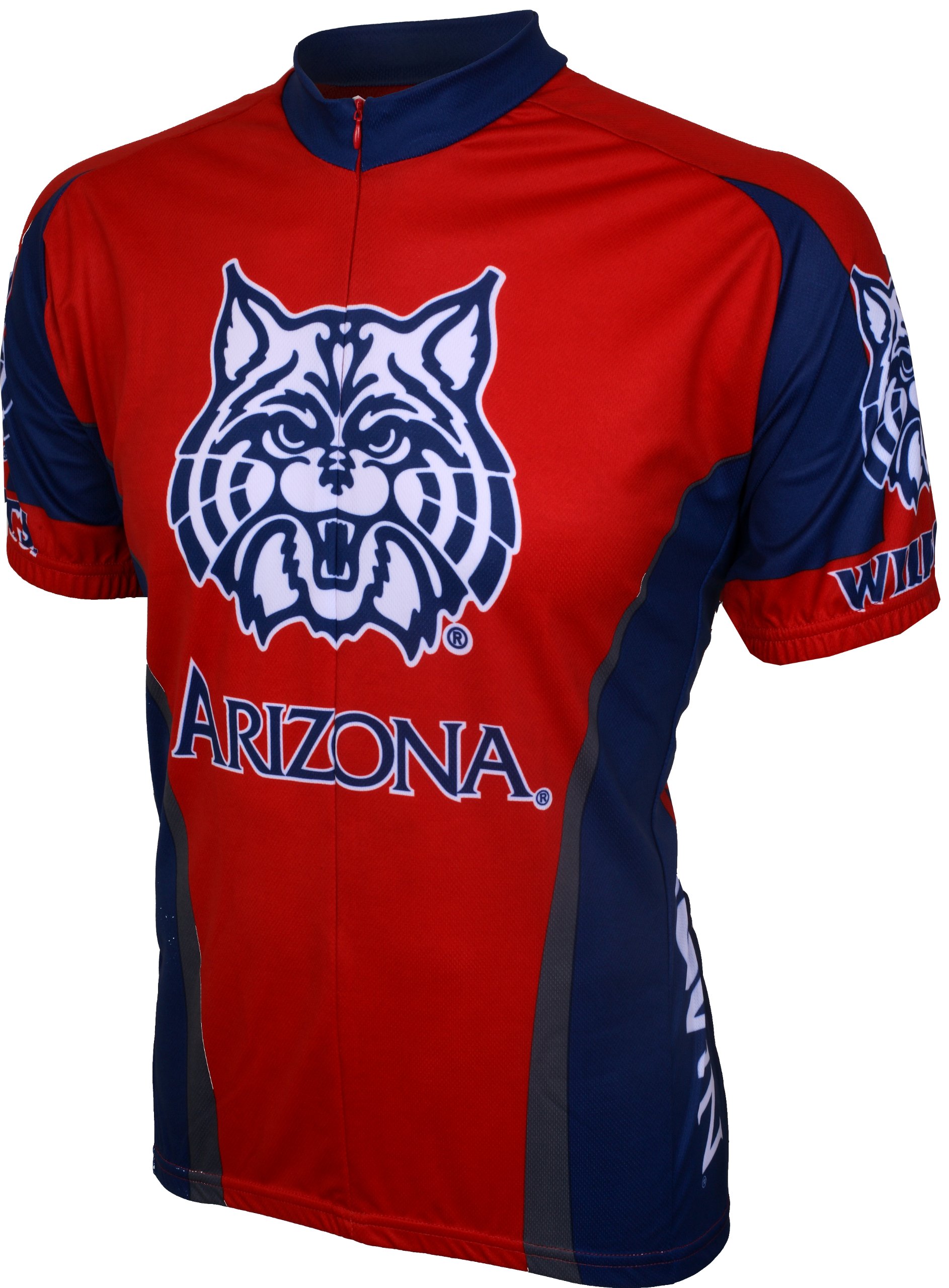 Arizona Cycling Jersey for Men & Women - Breathable Red Bike Shirt for Road & Mountain Biking - Comfortable Cycling Apparel for Outdoor Sports & Training