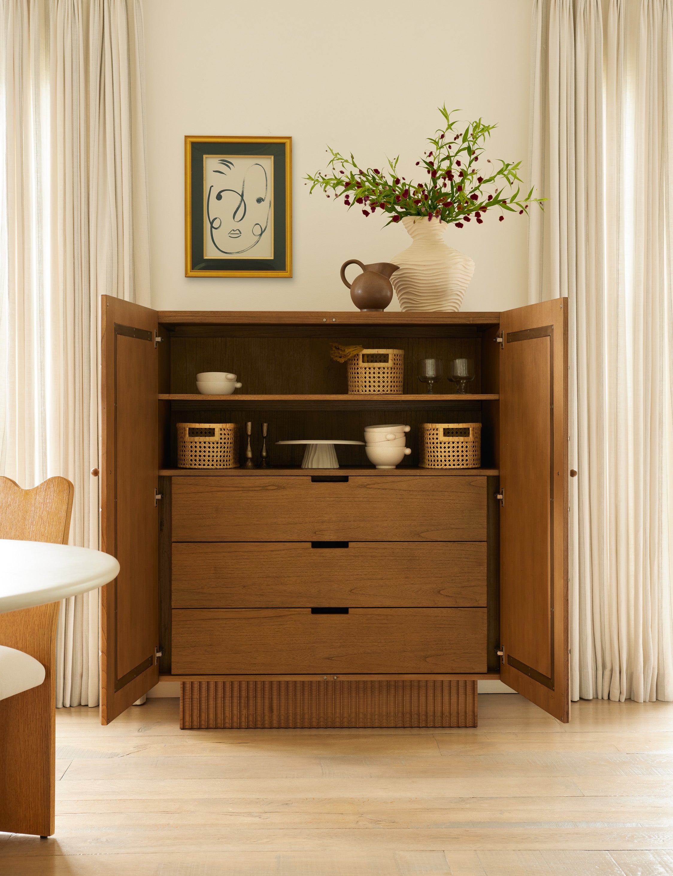 Lee Tall Dresser by Sarah Sherman Samuel - Modern 6-Drawer Storage Cabinet for Bedroom, Living Room & Office Organization
