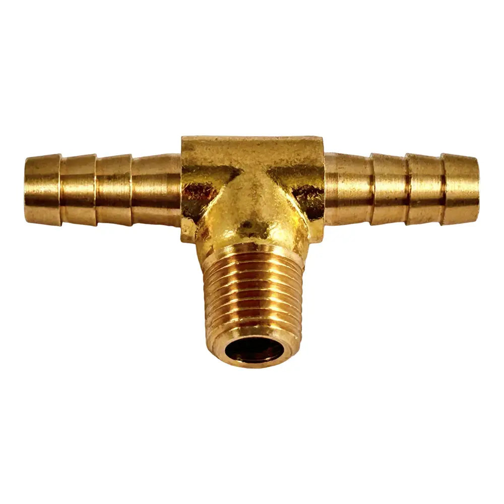 Brass Male Barb Tee Fittings 3/8