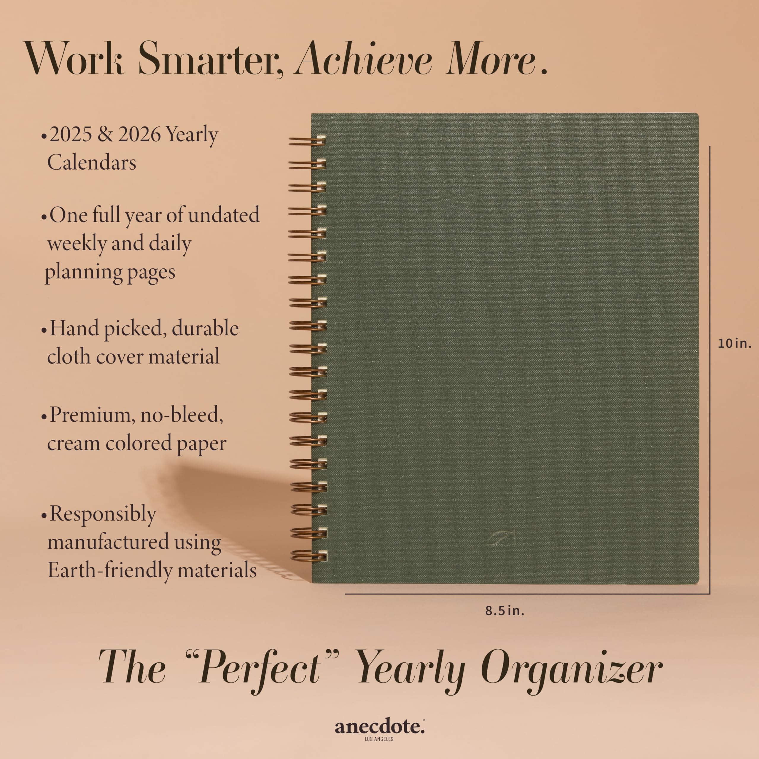 2025 Daily Weekly Monthly Planner - 8.5