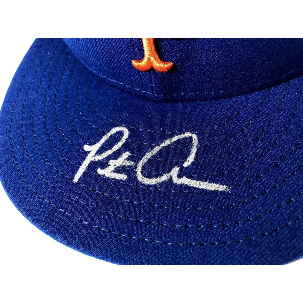 Pete Alonso Autographed New York Mets New Era Hat with MLB Authentication COA - Official Signed Baseball Cap for Fans, Collectors & Memorabilia - Perfect for Display, Gifts & Mets Game Day