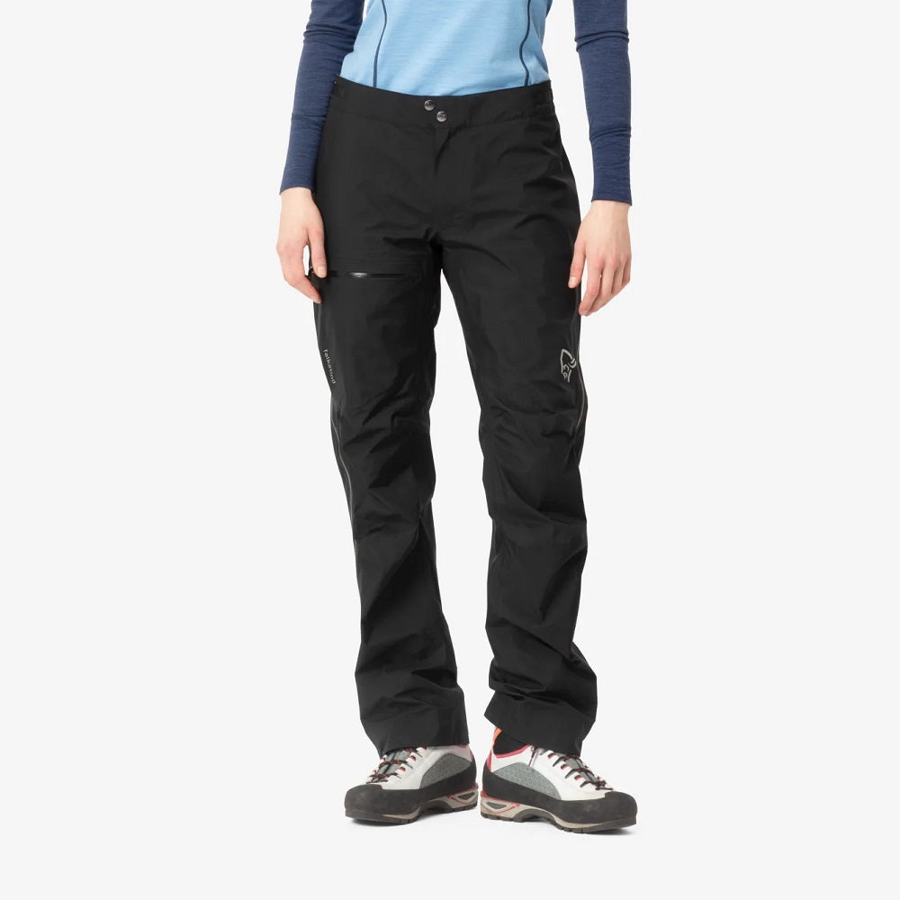 Norrona Falketind Gore-Tex Paclite Waterproof Pants for Women - Lightweight Hiking & Outdoor Adventure Gear