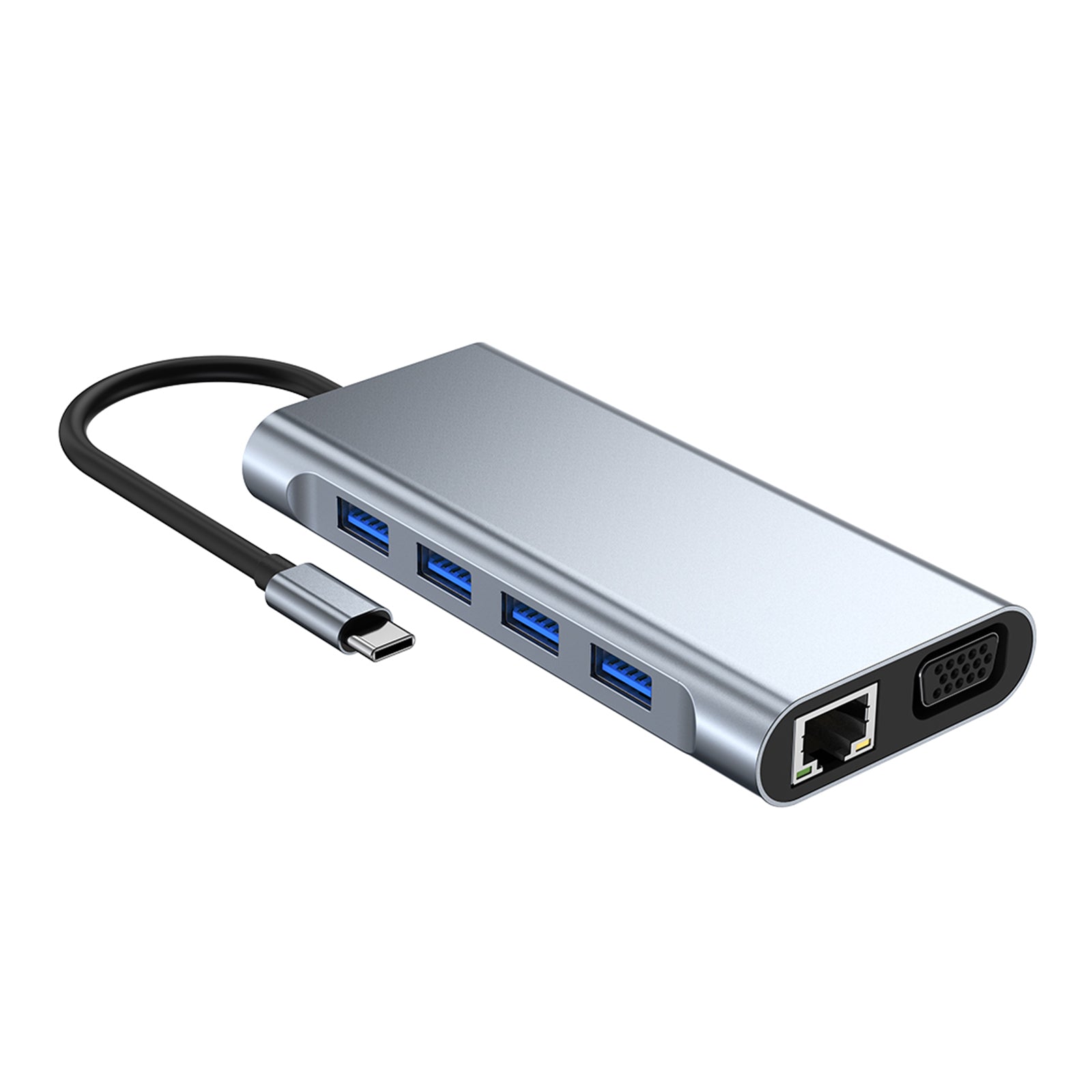 11-in-1 USB C Hub with 4K HDMI Output, USB 3.0 Ports, Multi-Function Dock for MacBook Pro/Air, iPad, Chromebook - Perfect for Home Office, Gaming & Video Conferencing