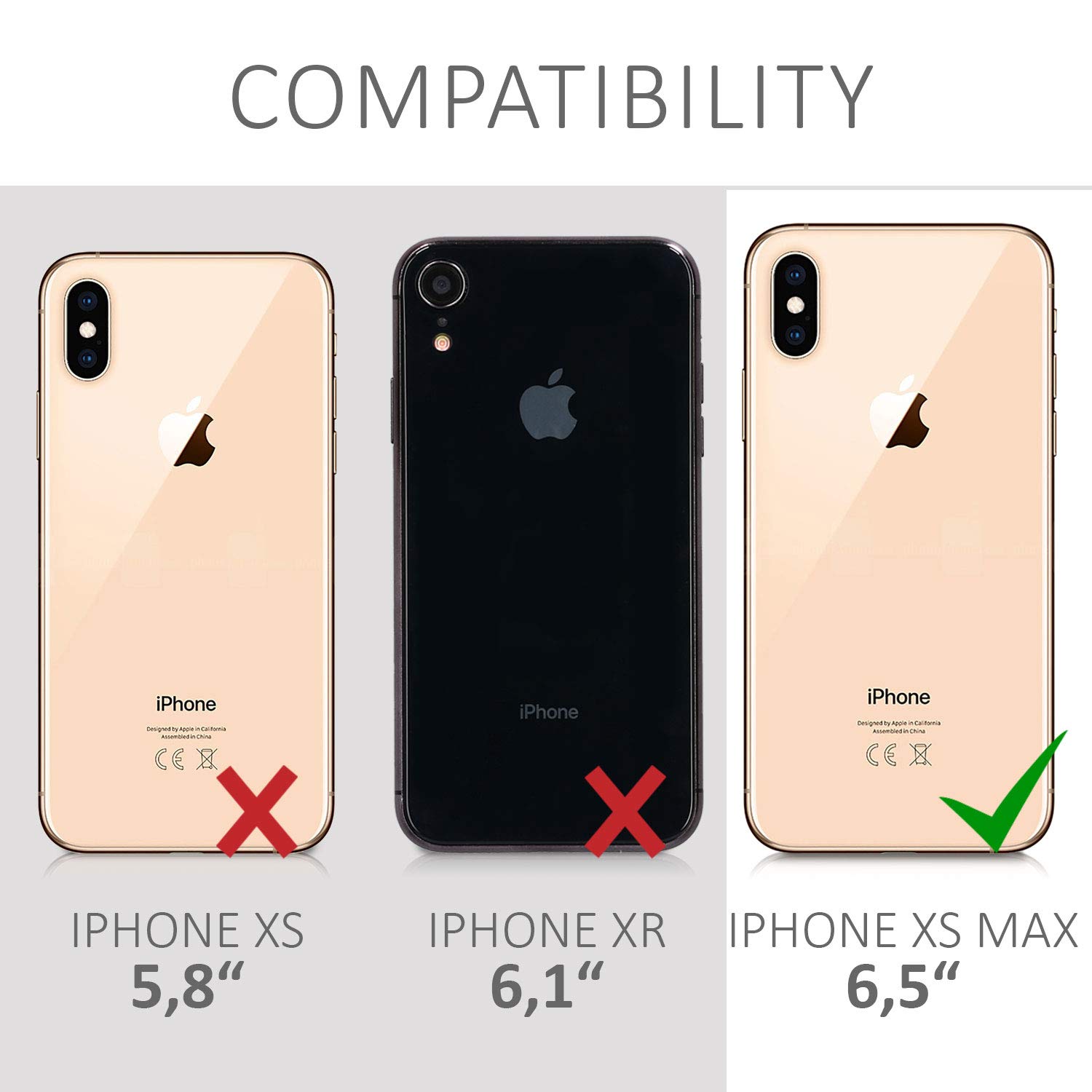 kwmobile Shockproof TPU Silicone Case for Apple iPhone Xs Max - Soft Matte Finish, Slim Protective Cover (Cool Glacier) - Perfect for Outdoor Activities, Travel & Daily Use