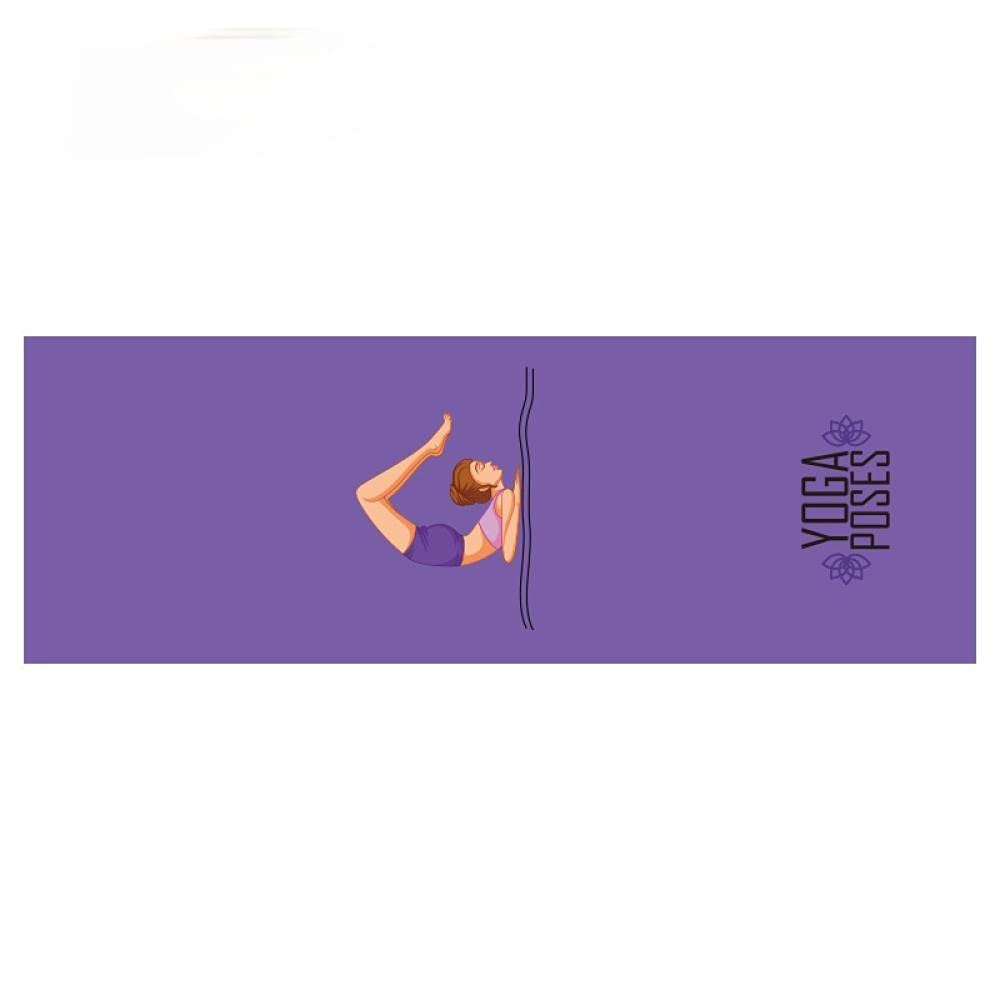 Premium Non-Slip Yoga Mat for Women & Men - Double Layer Thick Exercise Mat with Carrying Strap - Ideal for Home Gym, Outdoor Yoga, Pilates & Fitness Training - Perfect Gift for Yoga Lovers