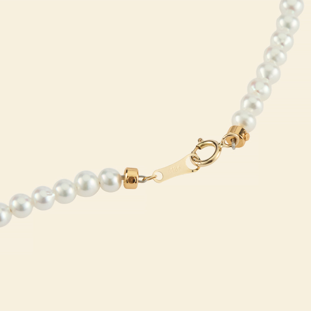AAA+ Freshwater Pearl Necklace 3.5-4mm 17 Inch - Elegant Women's Jewelry for Wedding, Party & Formal Occasions