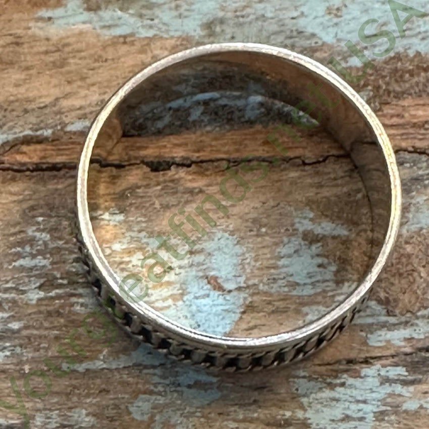 Sterling Silver Reeded Band Ring for Women - Size 12 | Elegant Stackable Wedding Band, Anniversary Gift for Her | Perfect for Everyday Wear & Special Occasions