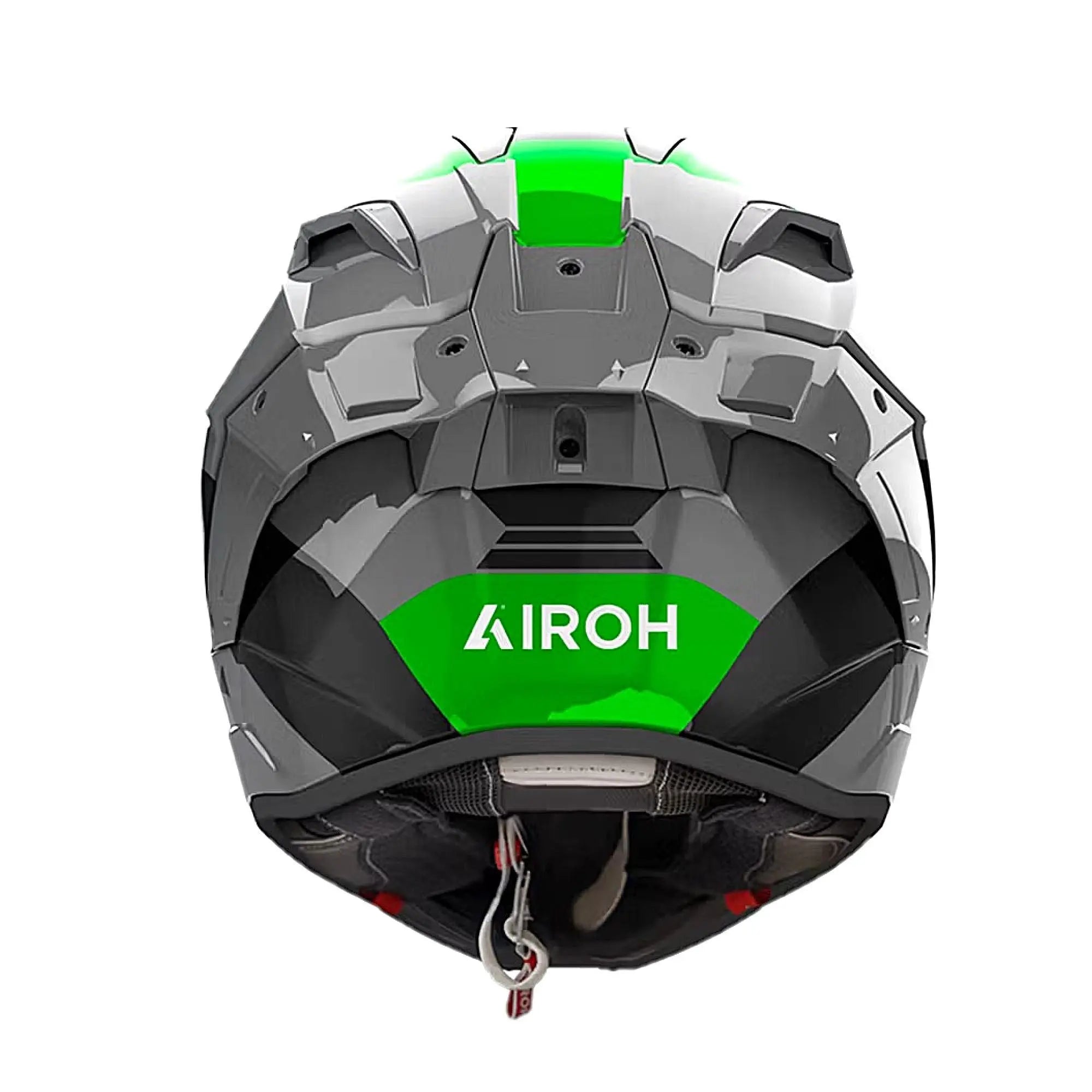 Airoh GP 800 Competition Motorcycle Helmet - Gloss Fluo Green - DOT & ECE Certified - High-Performance Off-Road & Motocross Racing Helmet - Ideal for Track Days, Enduro & Adventure Riding