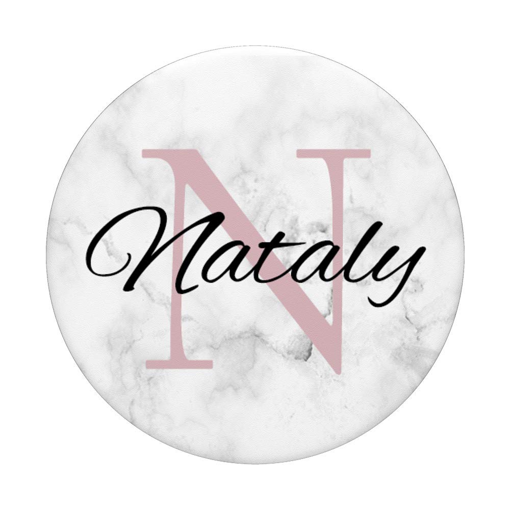 Nataly Rose Pink Monogram Letter N Necklace for Girls - Personalized Initial Jewelry Gift for Birthdays, Christmas & Special Occasions