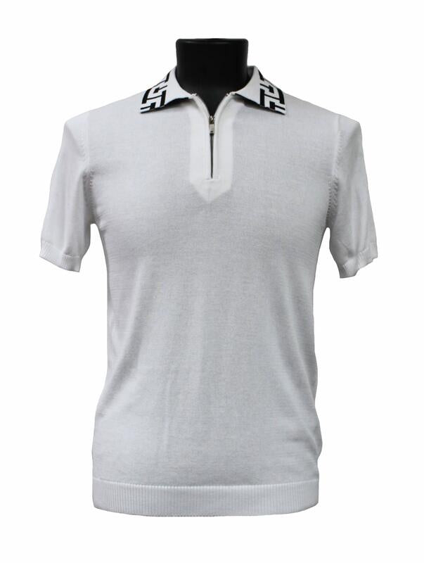 Bassiri Women's White Short Sleeve Knit Sweater - Soft Casual Pullover for Spring & Summer Outfits | Perfect for Office, Date Night and Weekend Wear