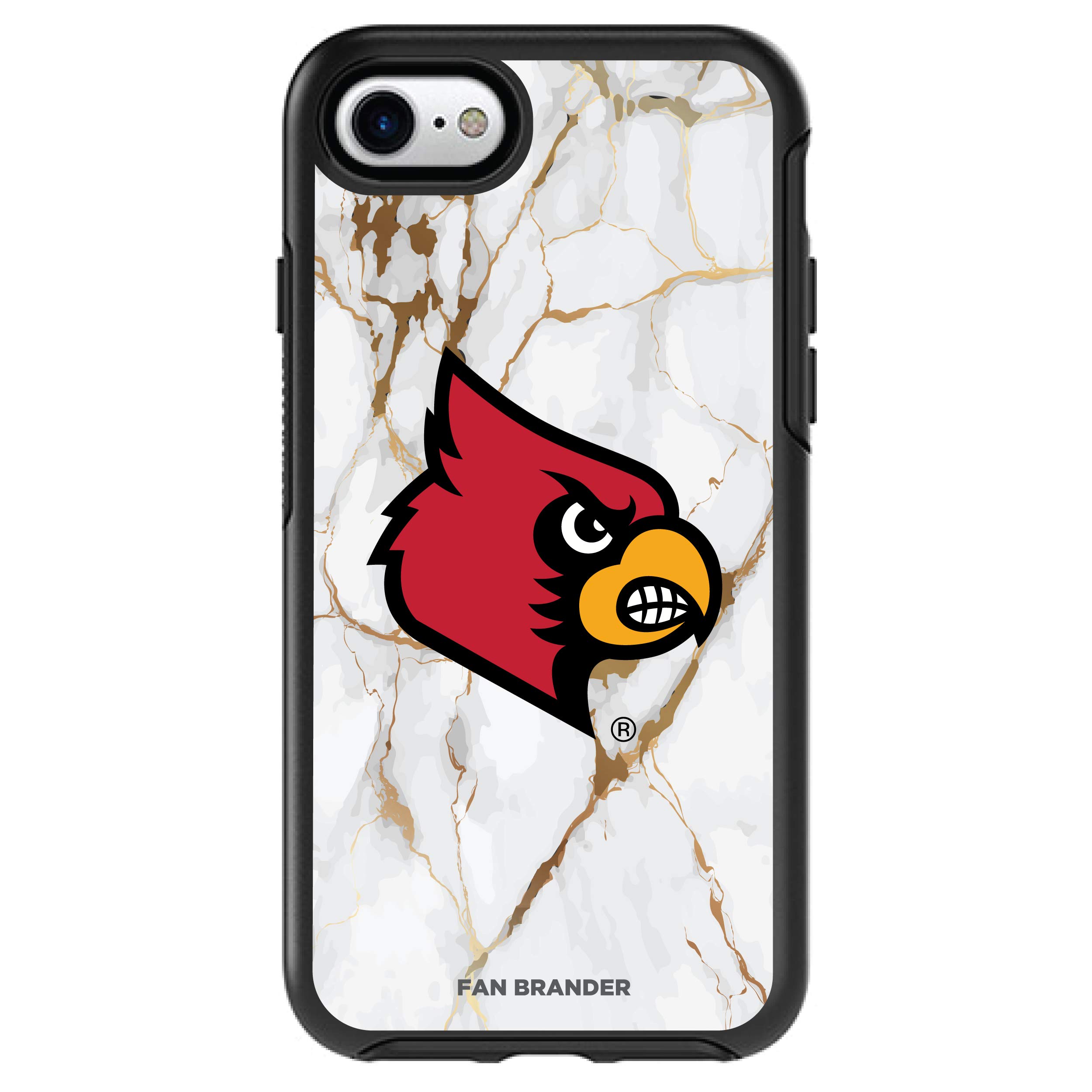 NCAA OtterBox Symmetry iPhone Case - White Marble Design for Apple iPhone | Durable Protection for Daily Use