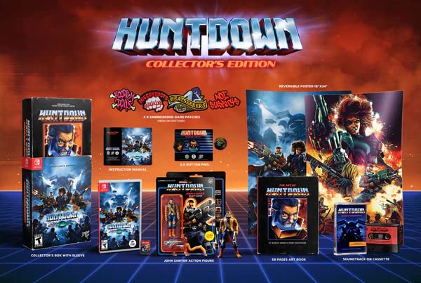 Huntdown Collector's Edition for Nintendo Switch - Limited Edition Action Game for Retro Arcade Lovers | Perfect for Gaming Nights and Nostalgic Adventures