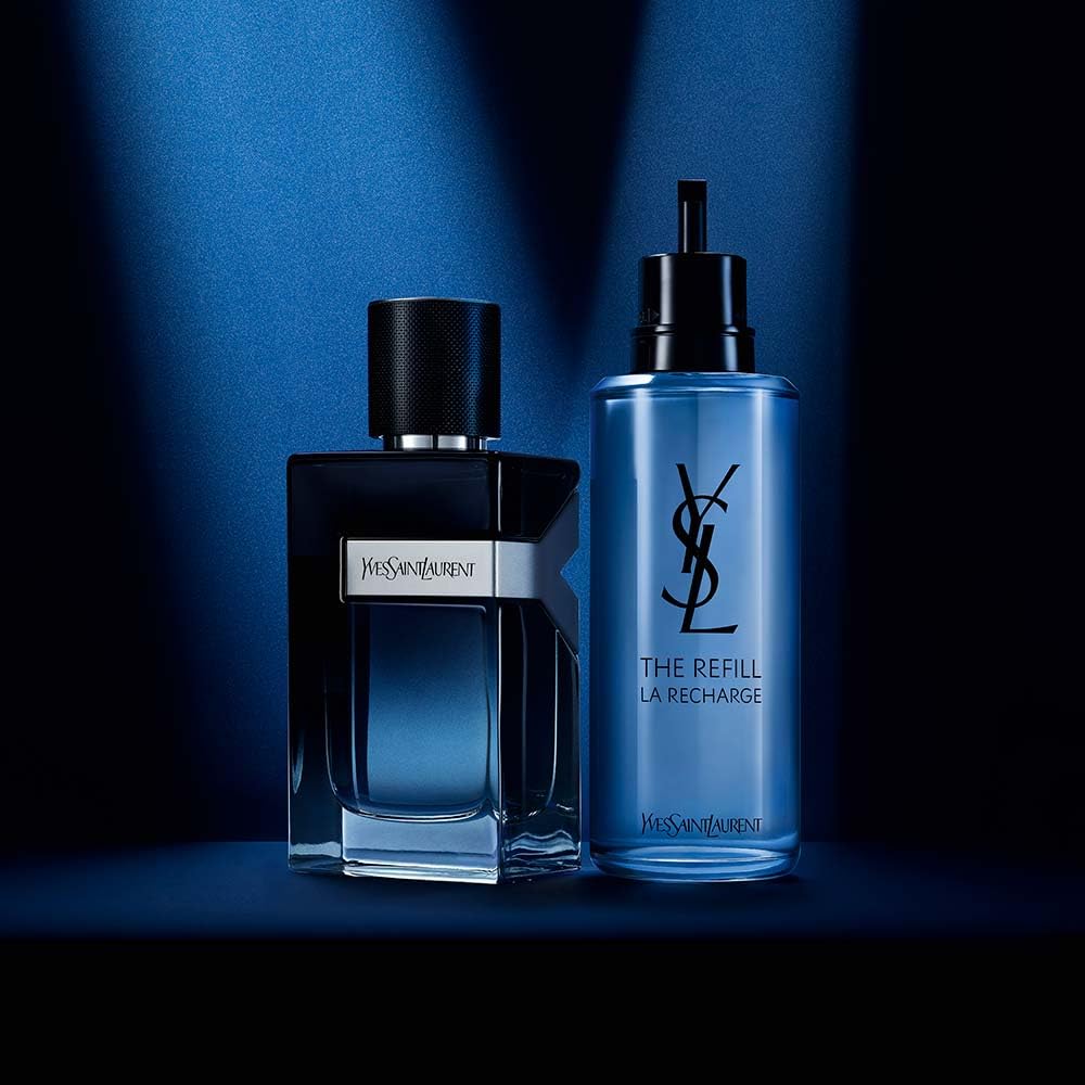 Yves Saint Laurent Y Eau de Parfum Refill for Men - 5.0 oz / 150ml | Long-Lasting Fragrance for Work, Date Night & Special Occasions