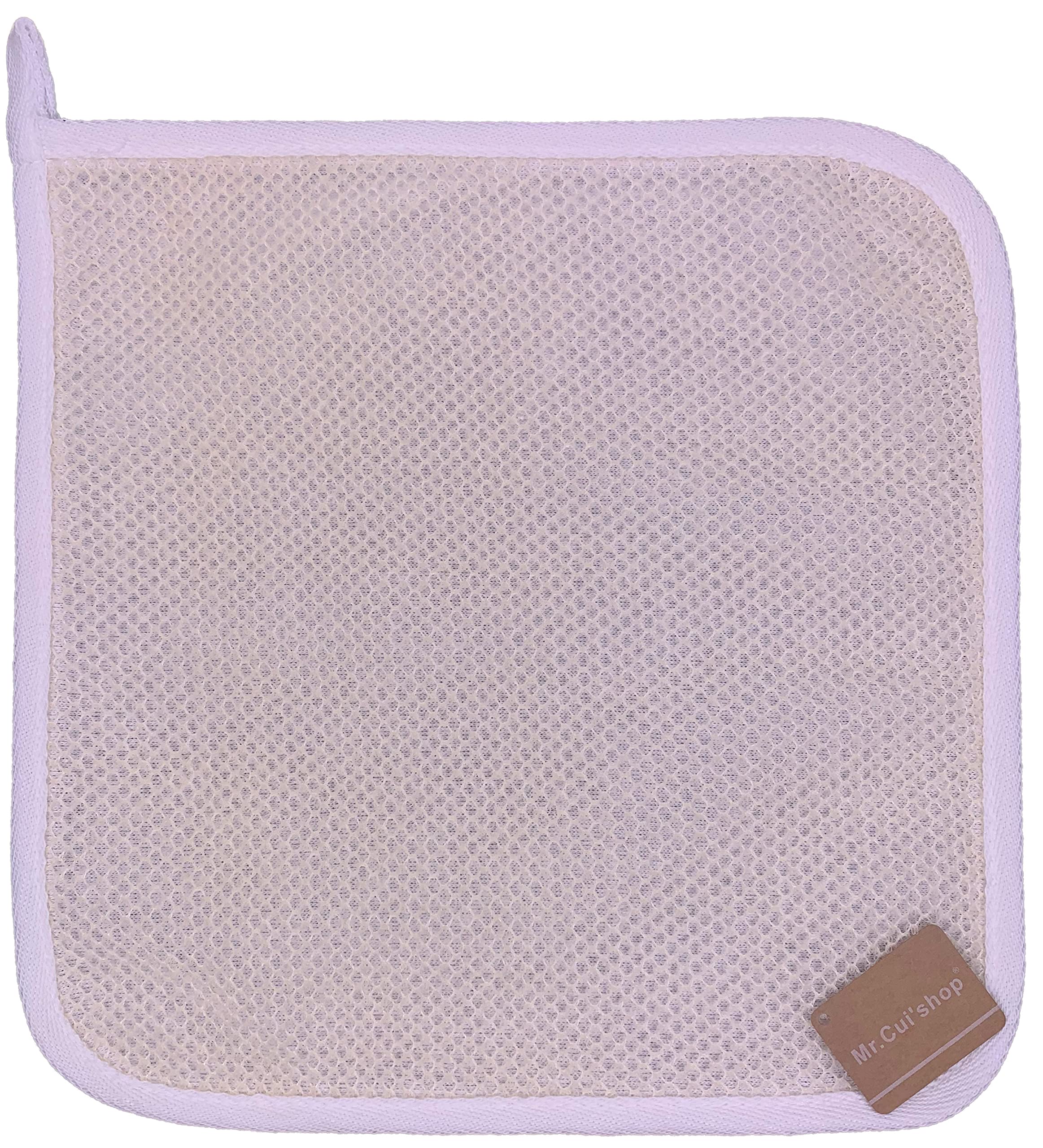 4-Piece Soft Weave Exfoliating Face & Body Wash Cloth Set with Dual Texture - Includes 2 Shower Scrubbers & 2 Bath Spa Puff Balls - Dead Skin Removal & Rich Foaming for Smooth Skin - Perfect for Daily Skincare, Spa Days & Gift Sets