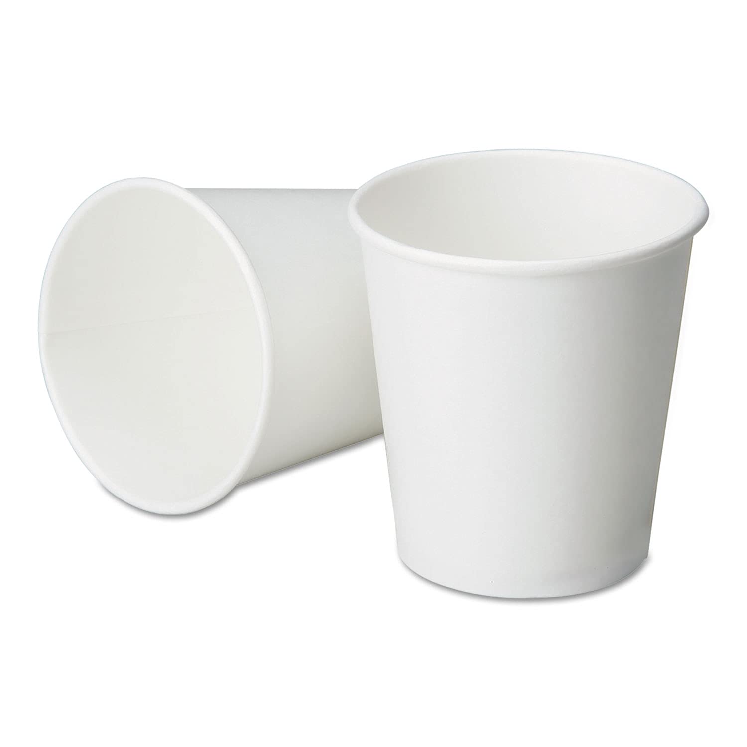 AbilityOne Disposable Paper Cups 12 oz for Hot Liquids - Pack of 500 White Paper Cups - Perfect for Coffee, Tea, and Office Break Rooms
