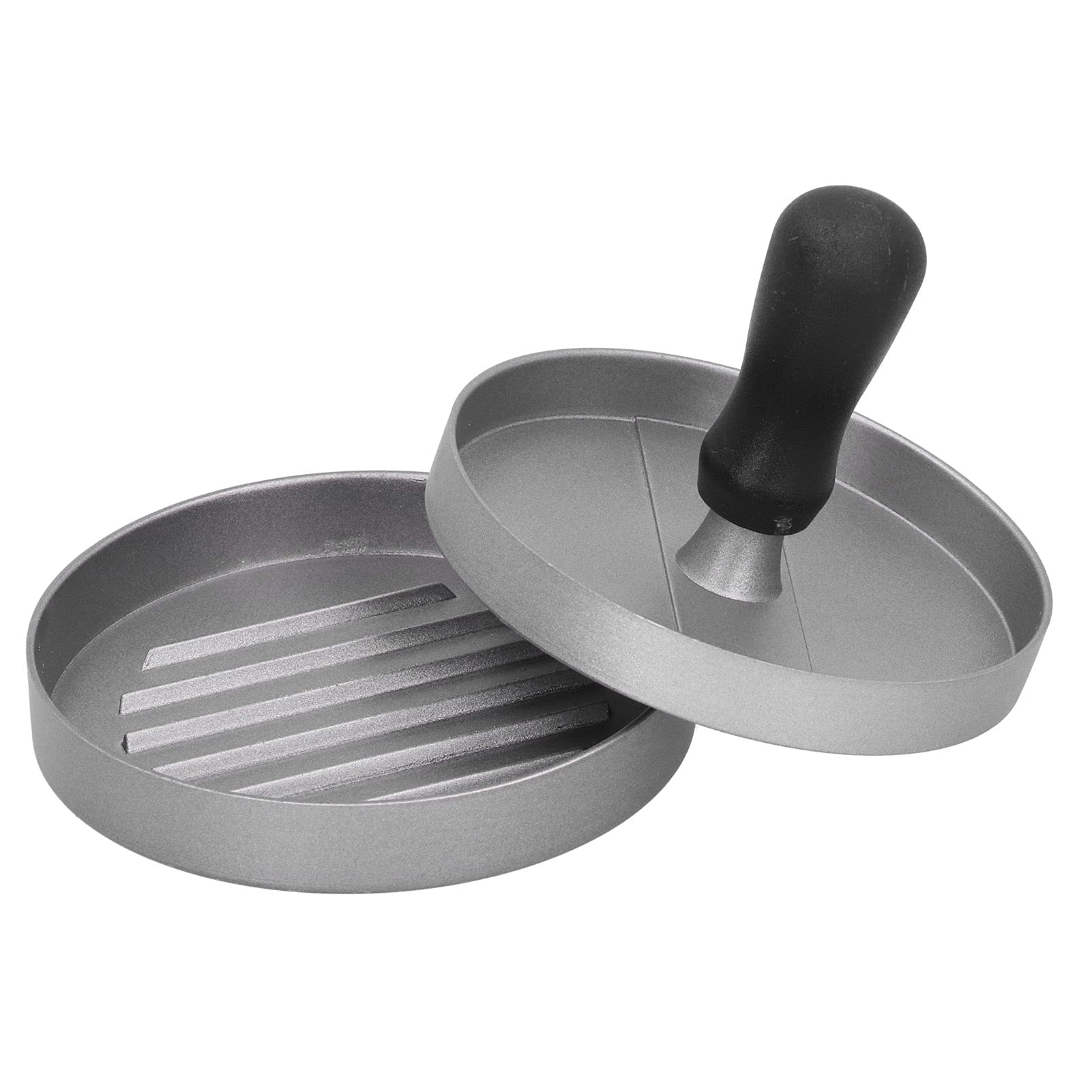 Nonstick Burger Press with Detachable Handle - Heat Insulated Hamburger Maker for Meat Patties, Fruits & Vegetables | Perfect for BBQ, Grilling & Home Cooking