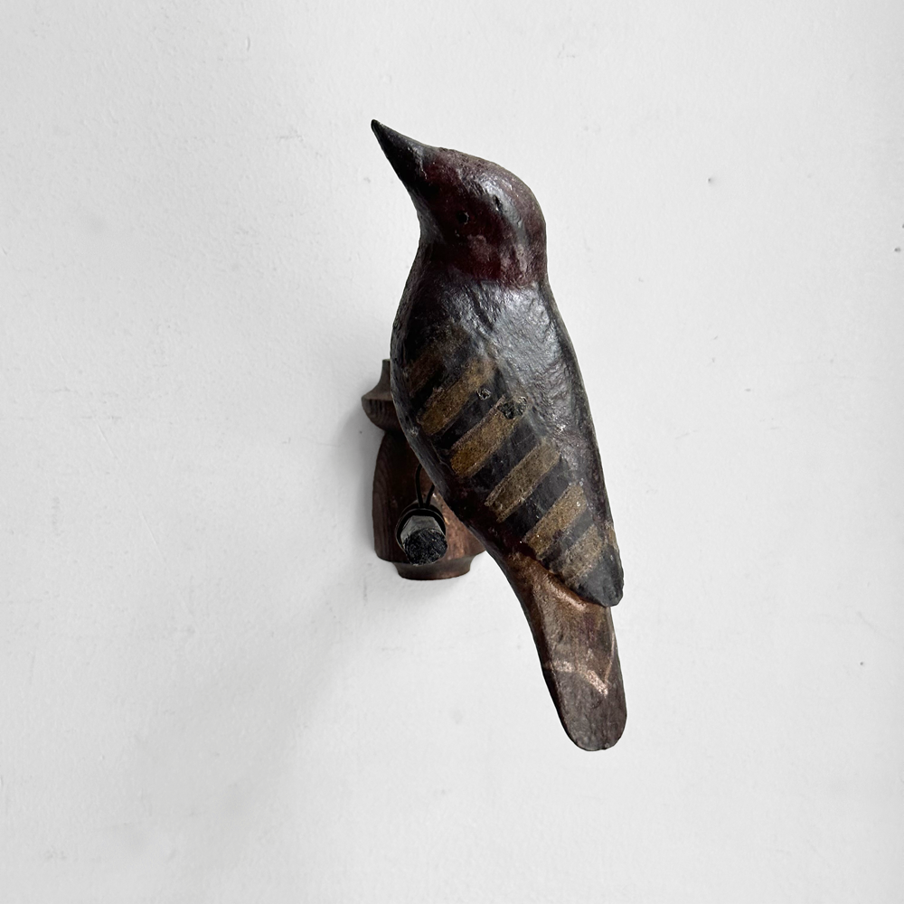 Handmade Black Forest Wooden Bird Carving - Authentic German Folk Art Decoration for Home, Garden & Gift Giving