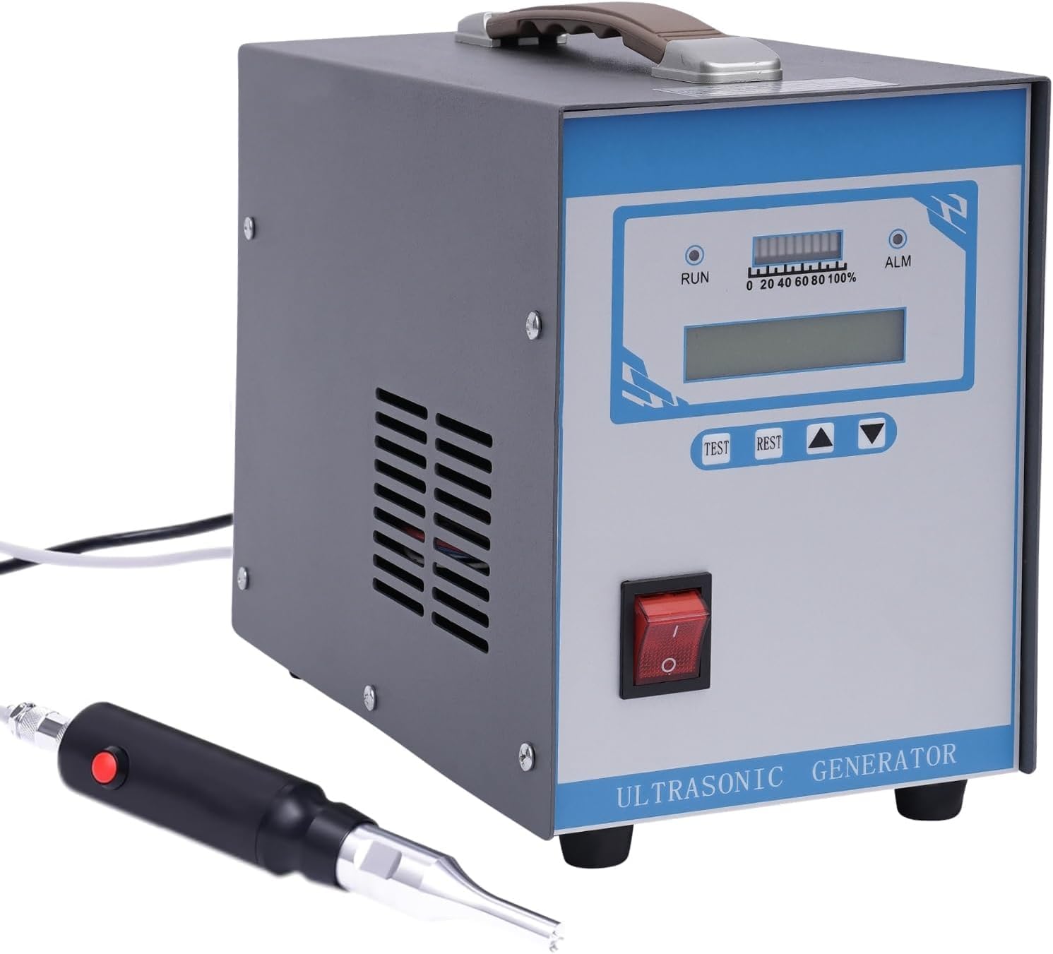 TBVECHI 28KHz Handheld Ultrasonic Plastic Welder Machine - Portable ABS/PP/PE Spot Welding Tool for DIY Repairs, Automotive Parts & Plastic Fabrication