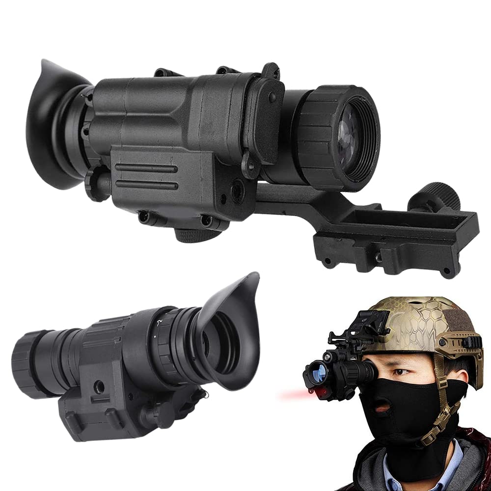 PVS-14 HD Digital Night Vision Monocular - Waterproof IR Infrared Scope for Hunting, Surveillance & Night Patrol | Compatible with Tactical Gear & Military Equipment | Perfect for Outdoor Adventures, Security & Low Light Conditions