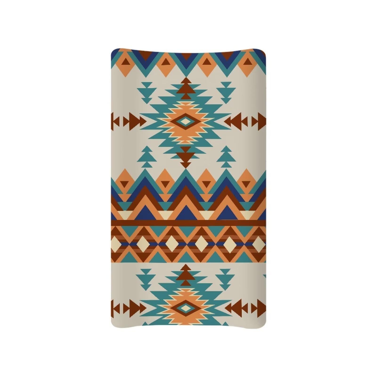 Breathable Aztec Boho Western Baby Changing Pad Cover for Boys & Girls - Fitted 32