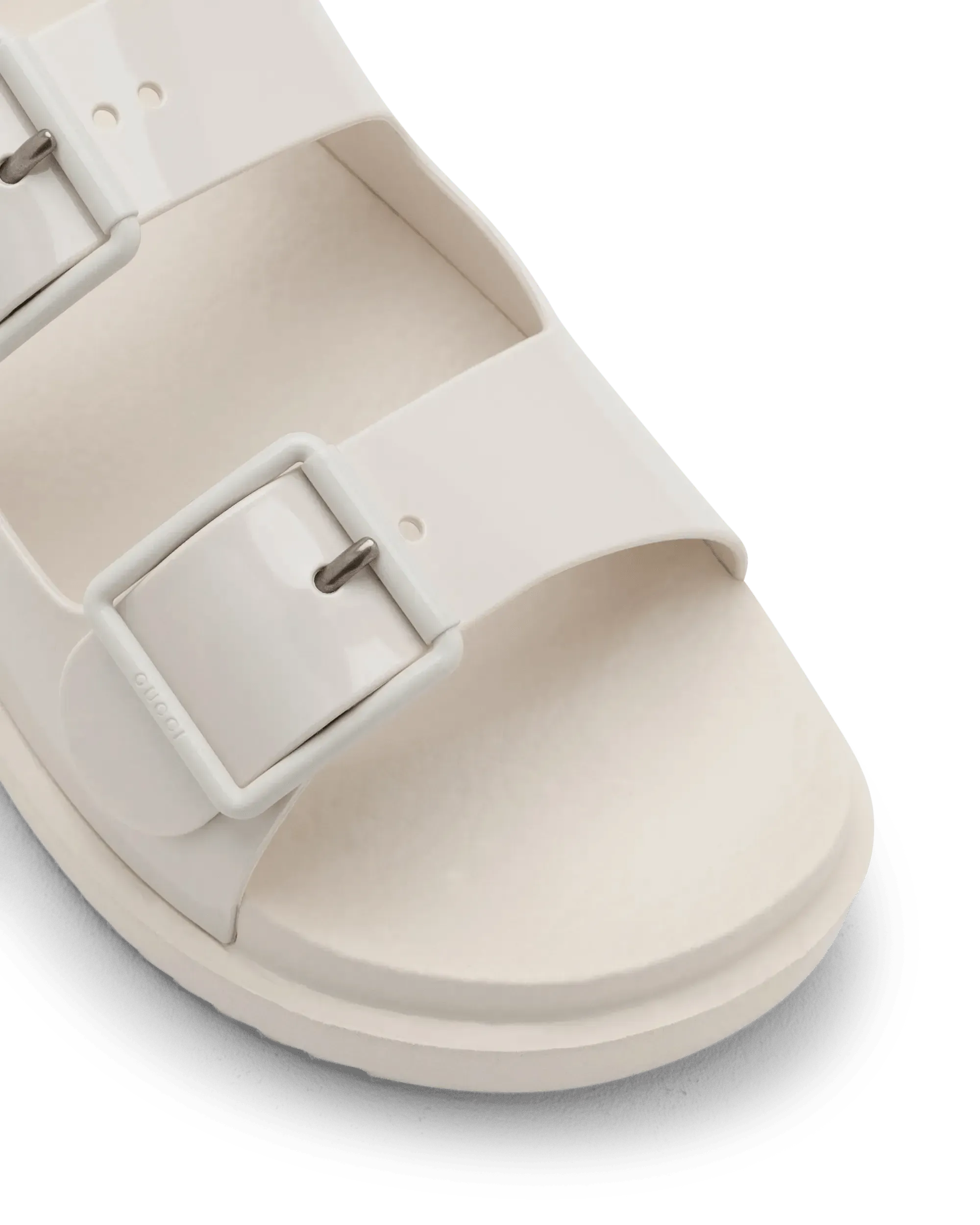 Gucci GG Buckled Rubber Sandals for Women - Luxury Designer Flip Flops for Beach, Pool & Summer Vacations