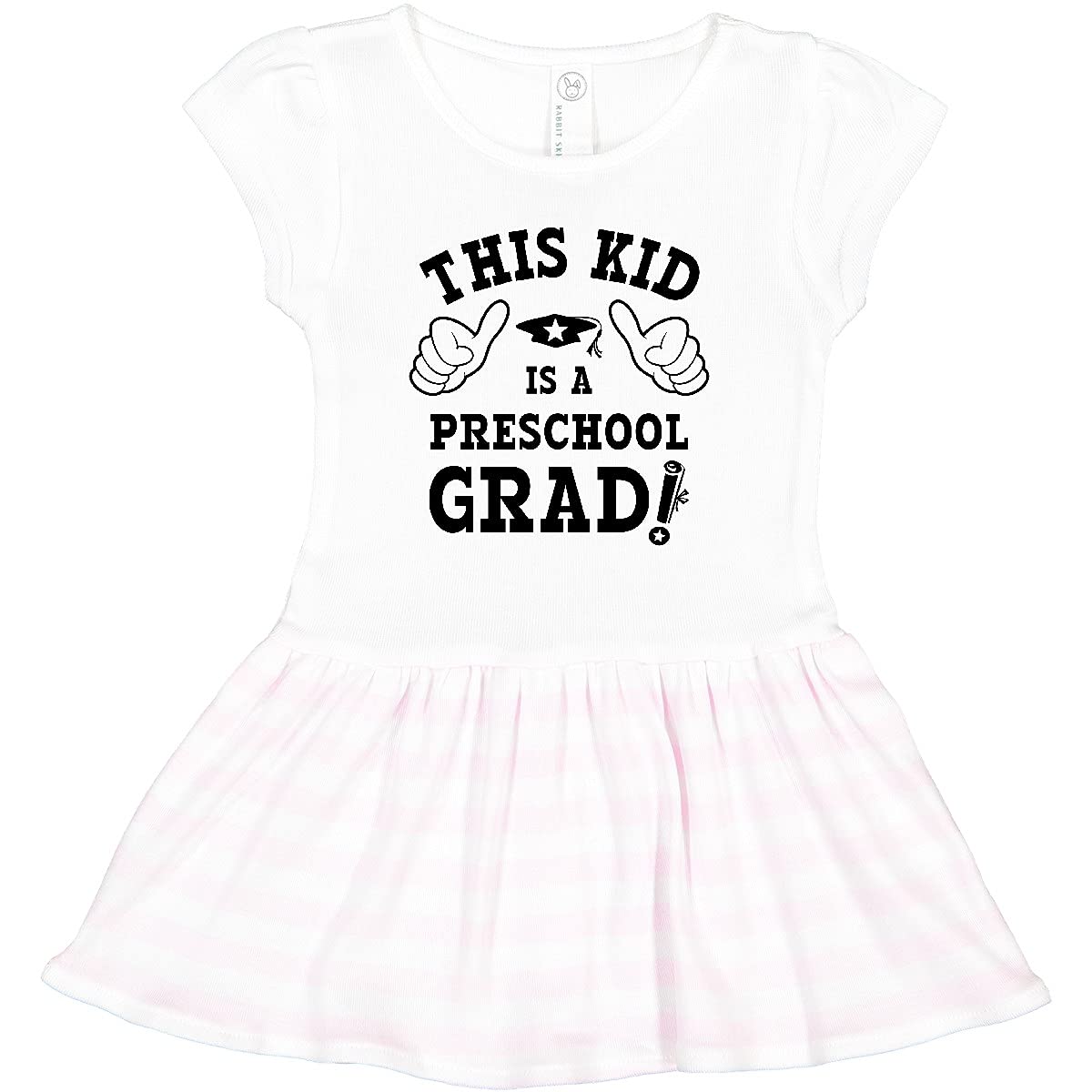 Inktastic Preschool Graduation Dress for Toddlers - Perfect for School Ceremonies