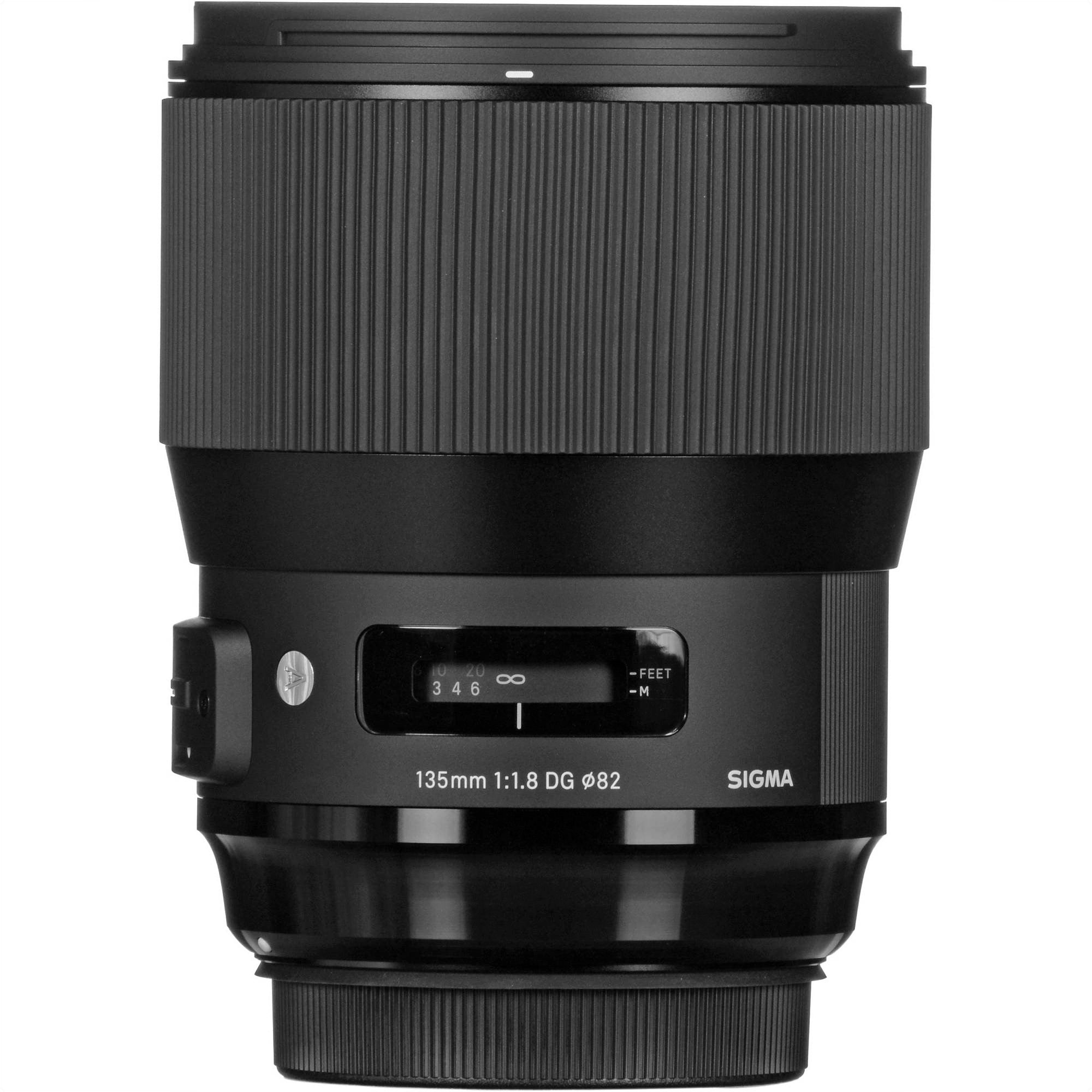 Sigma 135mm F1.8 DG HSM Art Lens for Nikon F Mount - Professional Portrait & Sports Photography Prime Lens for DSLR Cameras - Perfect for Weddings, Studio Shoots, and Low Light Conditions