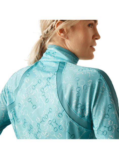 Ariat Sunstopper 3.0 1/4 Zip Performance Pullover - UPF 50+ Sun Protection Shirt for Outdoor Activities, Hiking & Golf