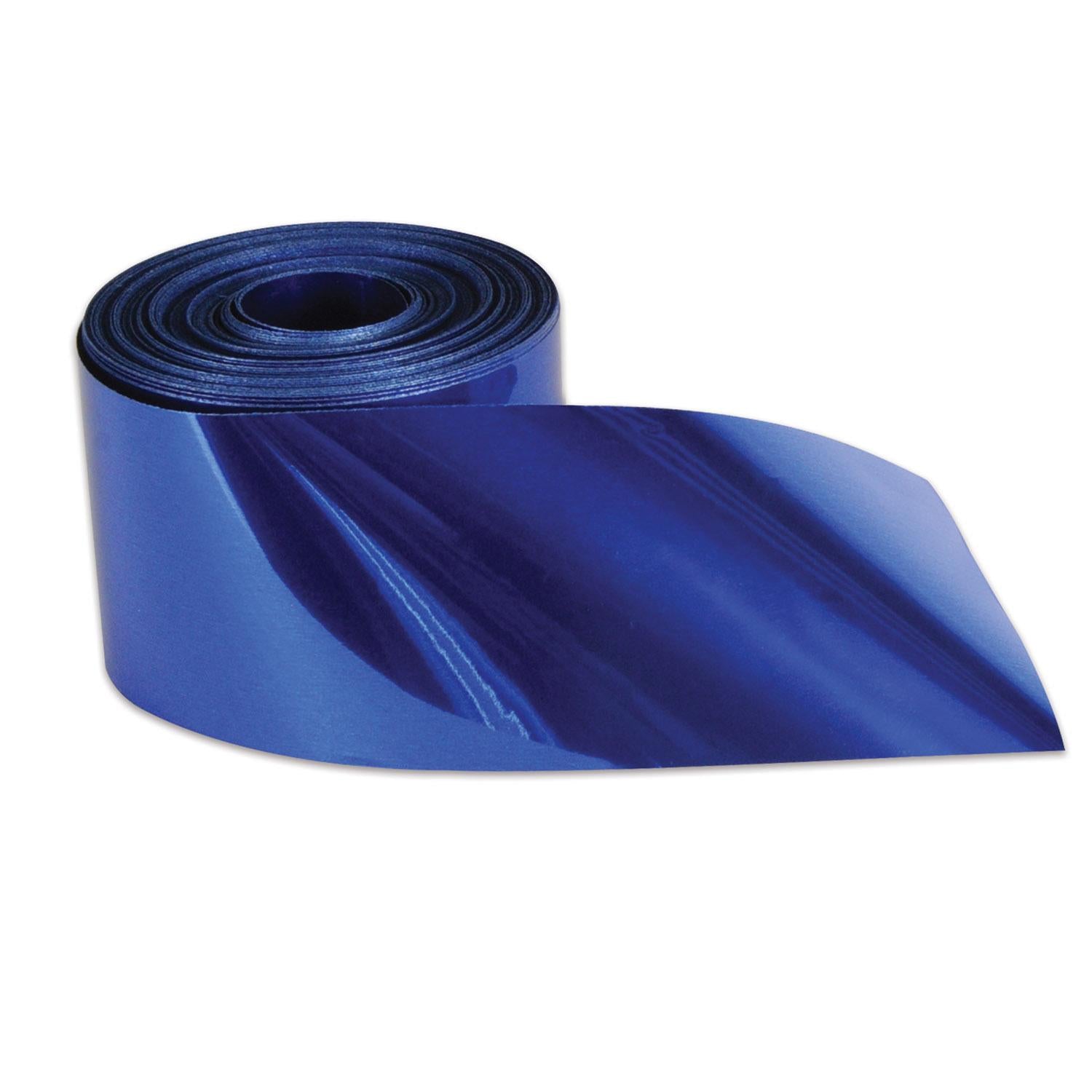 12 Pack Beistle Gleam 'N Party Streamer - Metallic Blue Party Decorations for Birthday, Wedding & Holiday Celebrations