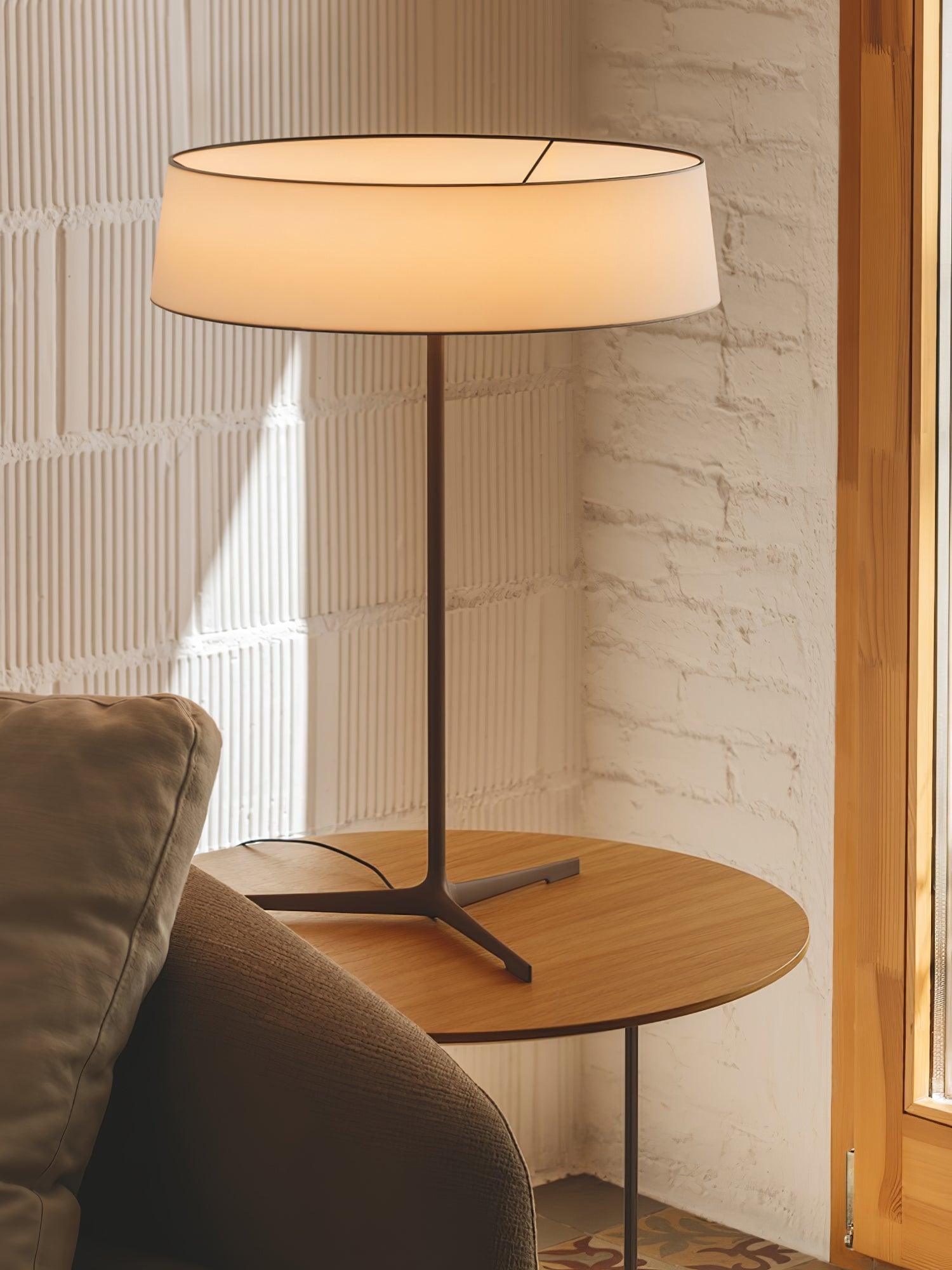 Modern Dama Table Lamp - Stylish LED Nightstand Light for Bedroom, Living Room & Office - Warm White & Cool White Dimmable Lighting for Reading, Relaxing & Decor