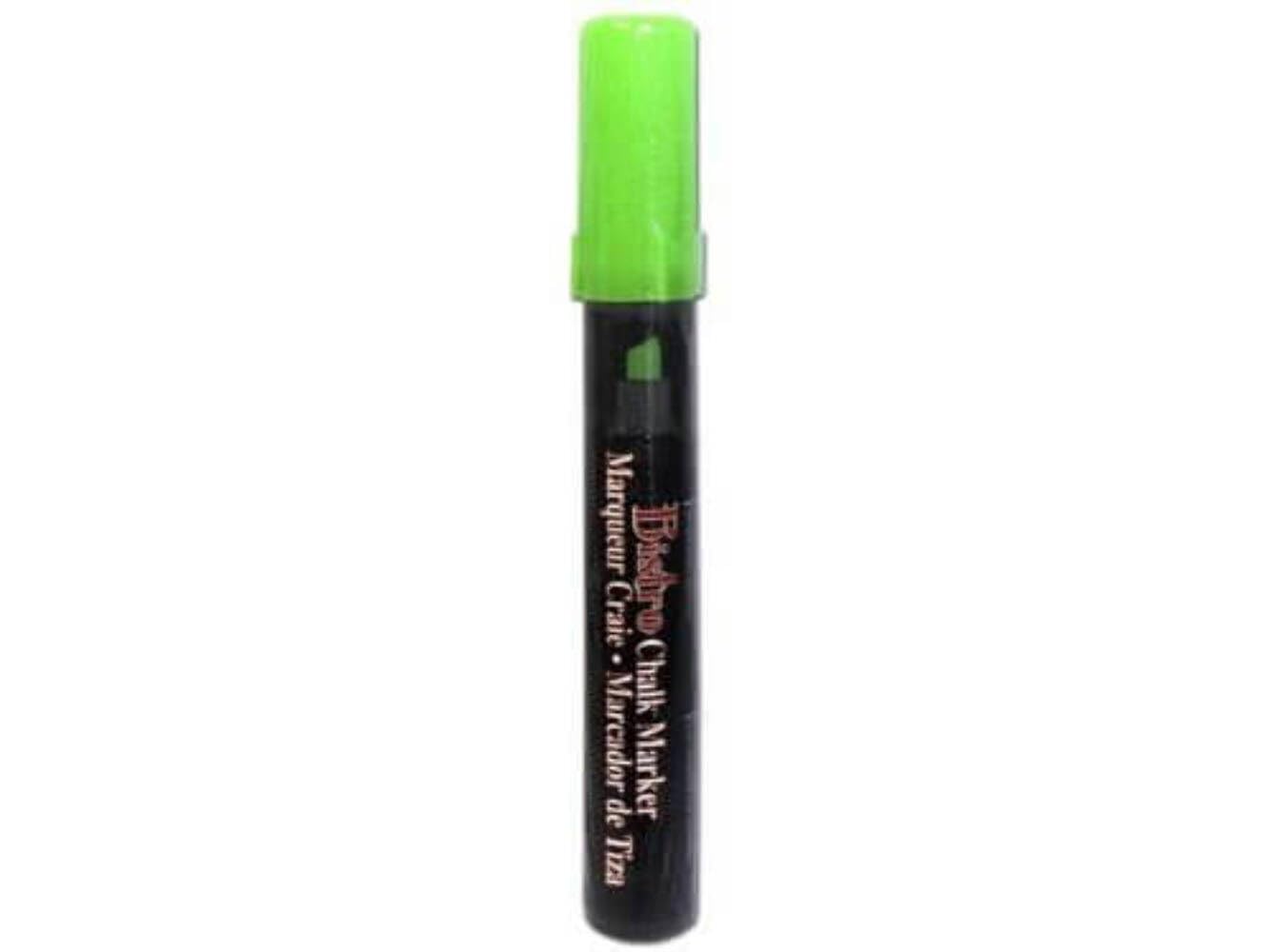 UCHIDA Fluorescent Green Bistro Chalk Marker with Chisel Tip - Perfect for Menu Boards, Cafes, Restaurants & DIY Crafts