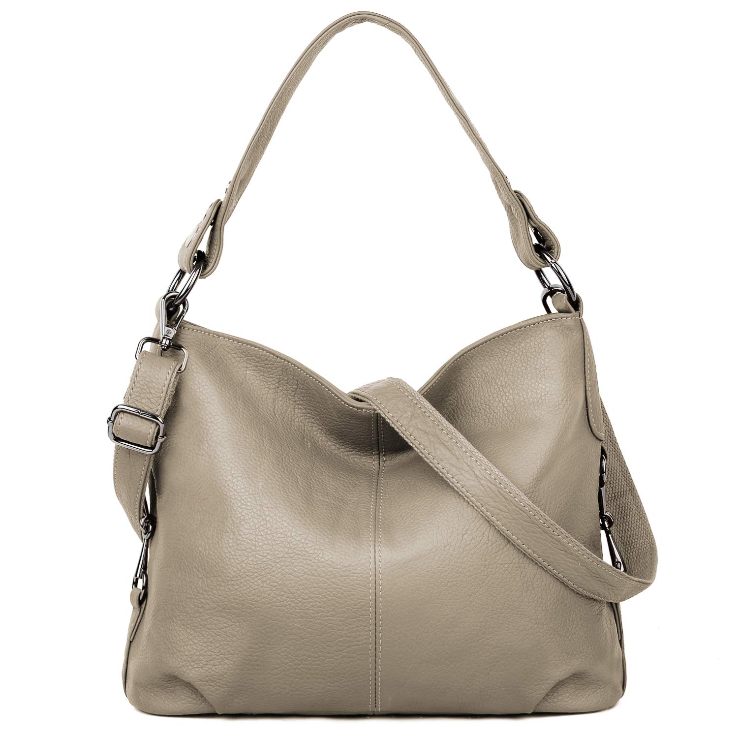 YALUXE Genuine Leather Shoulder Bags for Women - Stylish Crossbody Purse for Daily Use