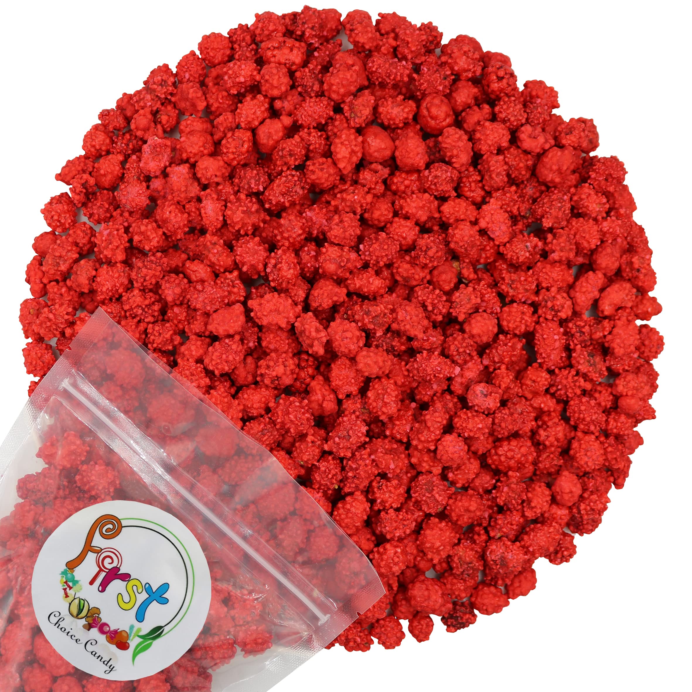FirstChoiceCandy French Burnt Peanuts - Classic Red Old Fashioned Candy, 2 Pound Bag - Perfect for Parties, Movie Nights & Gift Baskets