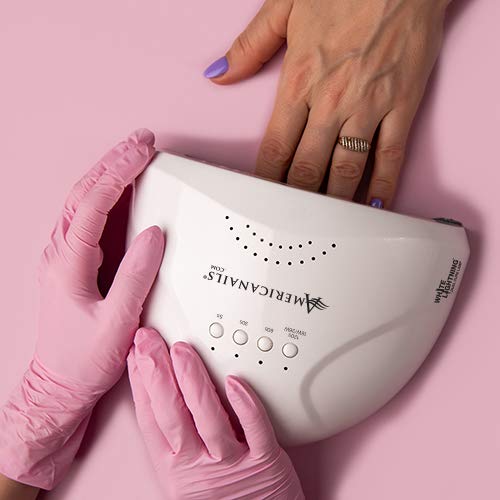 White Lightning UV LED Dual Curing Lamp for Gel Nail Polish - 36W Professional Nail Dryer with 4 Timer Settings, Auto Sensor & Cooling Fan | Perfect for Salon, Home Manicure & Pedicure Nail Care