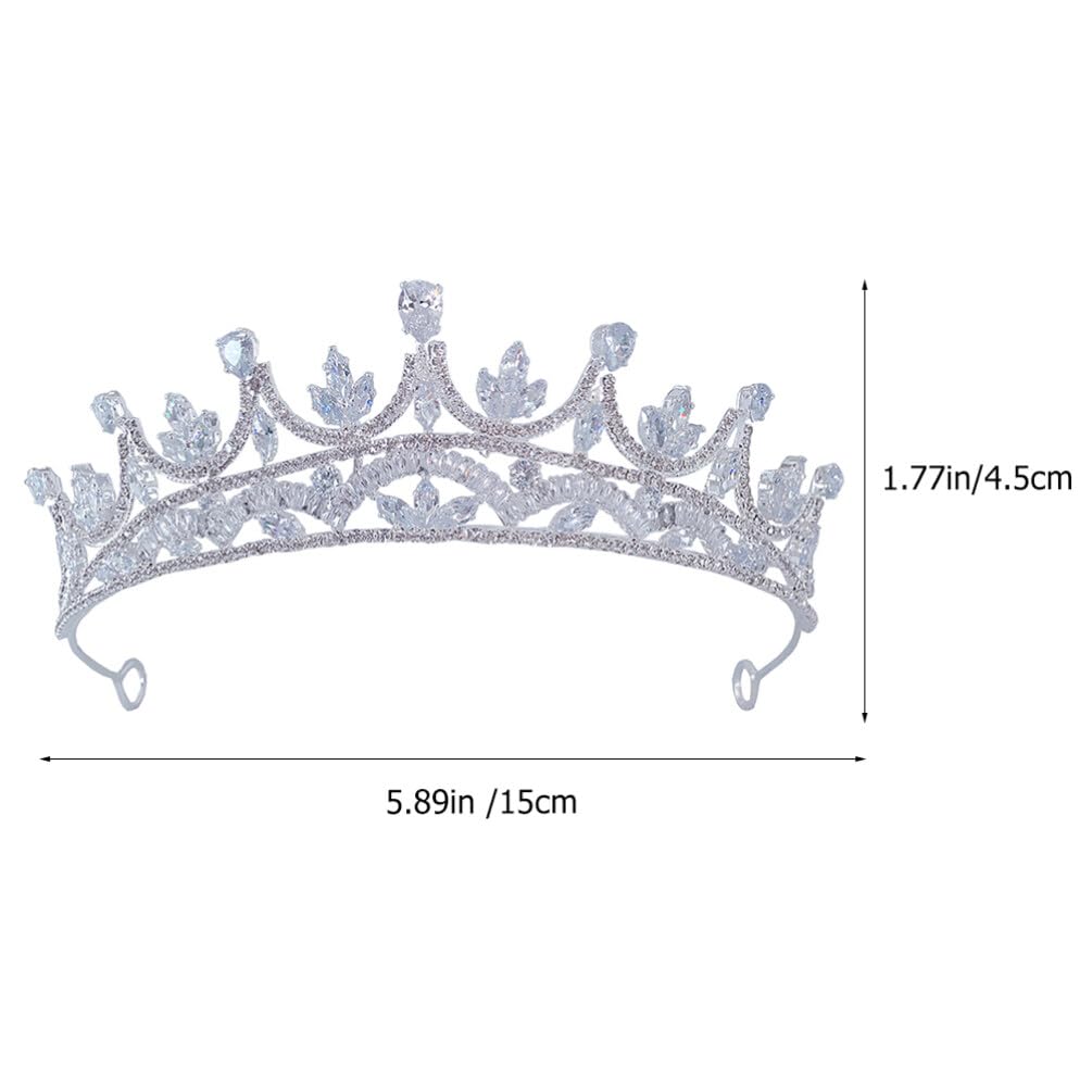 Beavorty Elegant Crystal Crown Headbands & Tiaras for Women - Wedding Hair Accessories for Brides, Girls, Prom, Pageant, and Special Occasions - Perfect for Bridal Shower, Bachelorette Party, and Formal Events