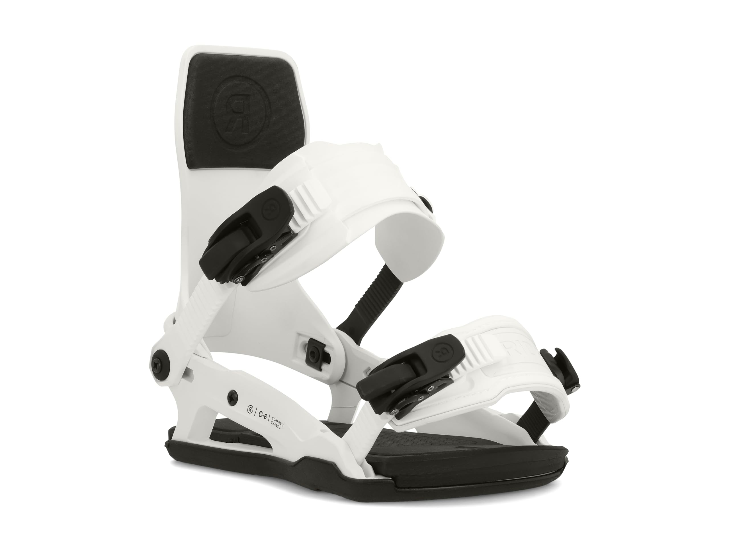 Ride C-6 Men's Snowboard Bindings - High-Performance Snowboard Bindings for All-Mountain Riding | Perfect for Freestyle & Powder Snowboarding