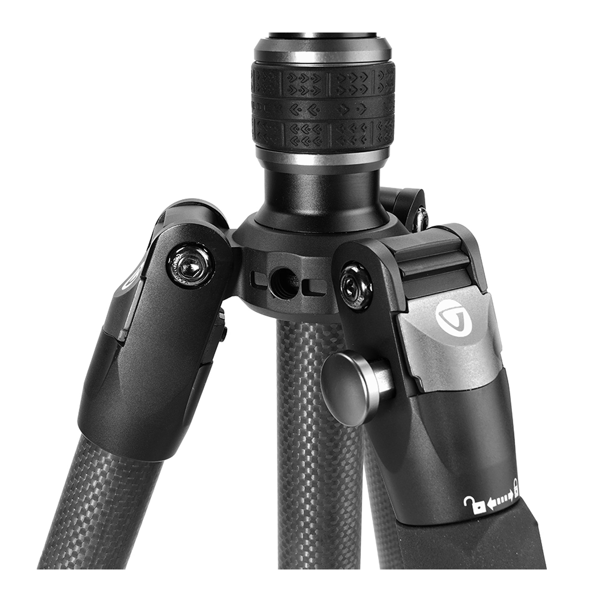 VEO 3T 265HCP Carbon Fiber Camera Tripod with Extended Height - Lightweight Travel Tripod for DSLR, Mirrorless & Video Cameras - Perfect for Photography, Vlogging & Outdoor Adventures