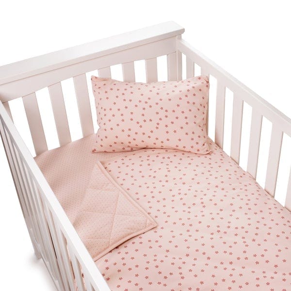 Elys & Co 4-Piece Baby Crib Bedding Set - Soft Cotton Crib Sheets, Fitted Crib Skirt, Bumper Pads & Blanket for Nursery Decor (Perfect for Newborns & Toddlers)